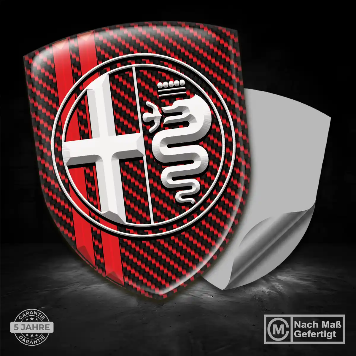 Alfa Romeo Emblem Aufkleber Auto Premiumqualität