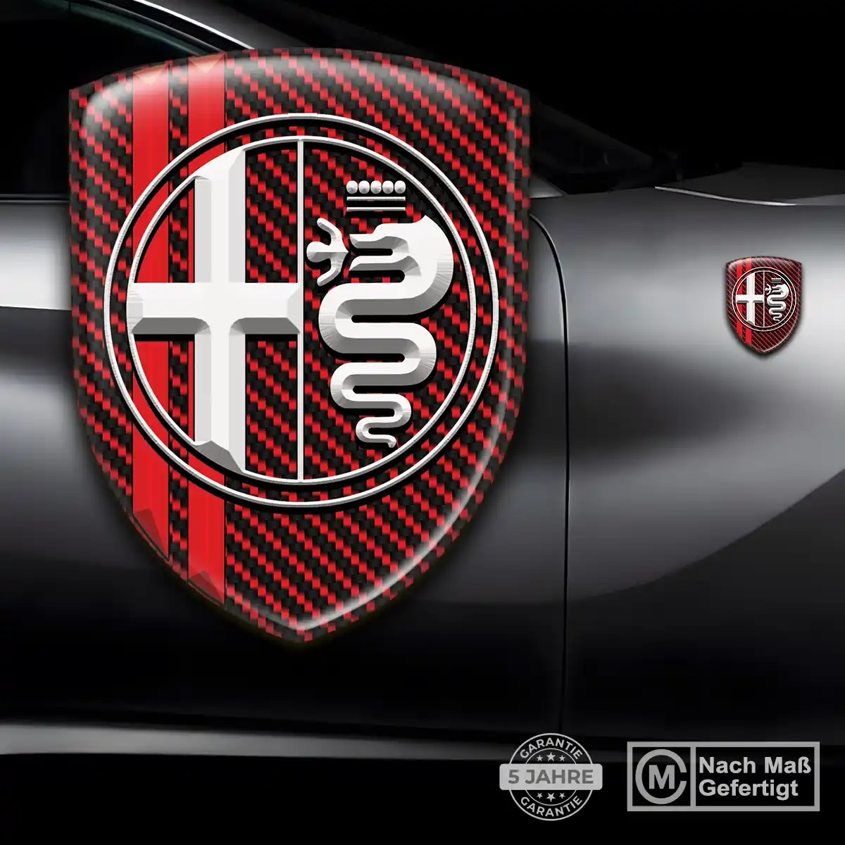 Alfa Romeo Emblem Aufkleber Auto Premiumqualität