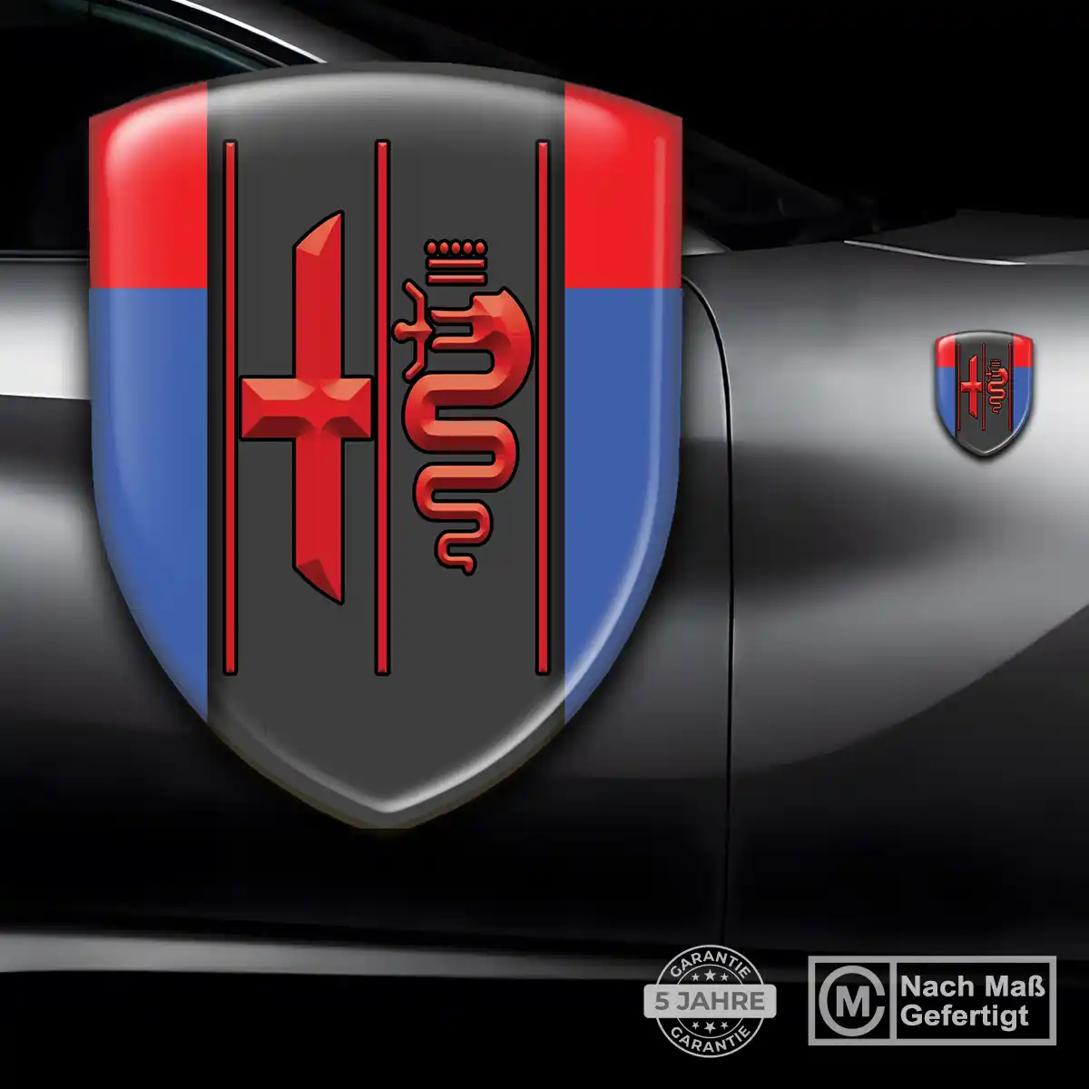 Alfa Romeo Emblem Aufkleber Auto Stilvolles Design