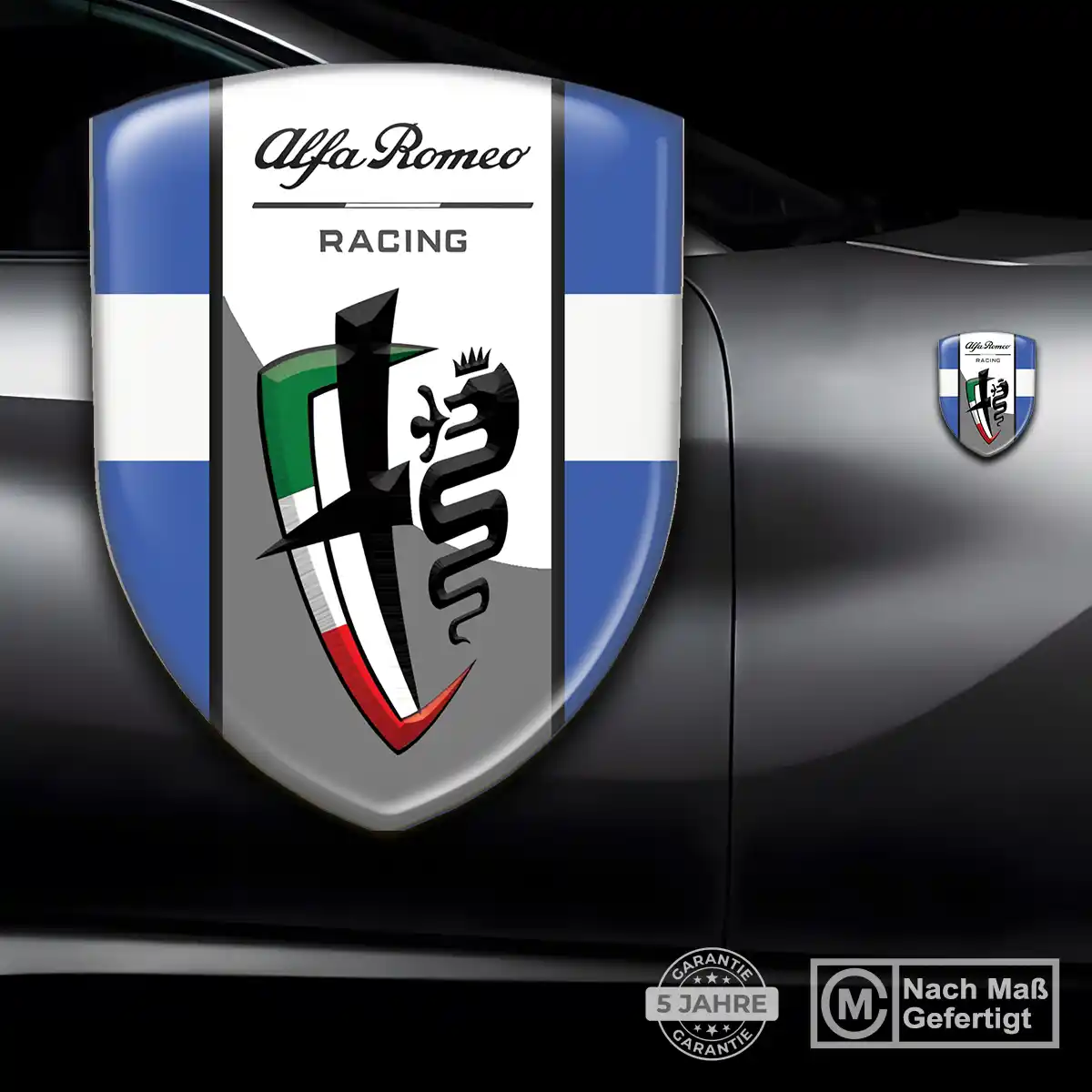 Alfa Romeo Emblem Aufkleber Hohe Qualität