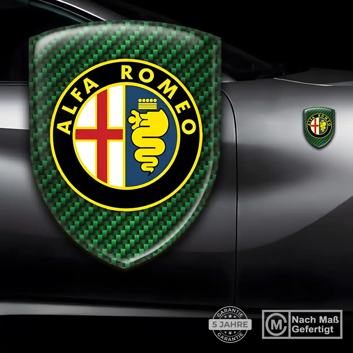 Alfa Romeo Emblem Aufkleber Interieurdesign