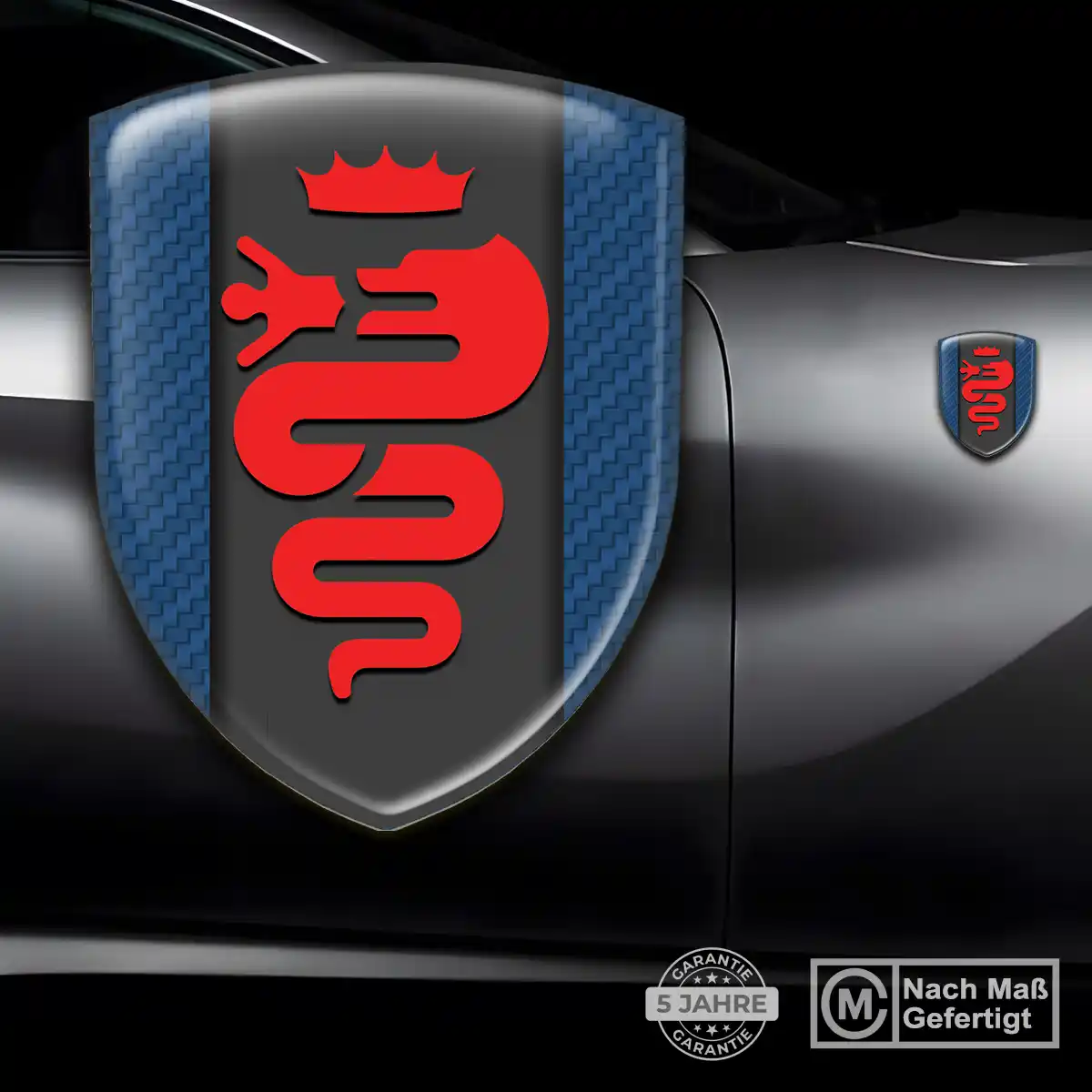Alfa Romeo Emblem Aufkleber Limitierte Auflage
