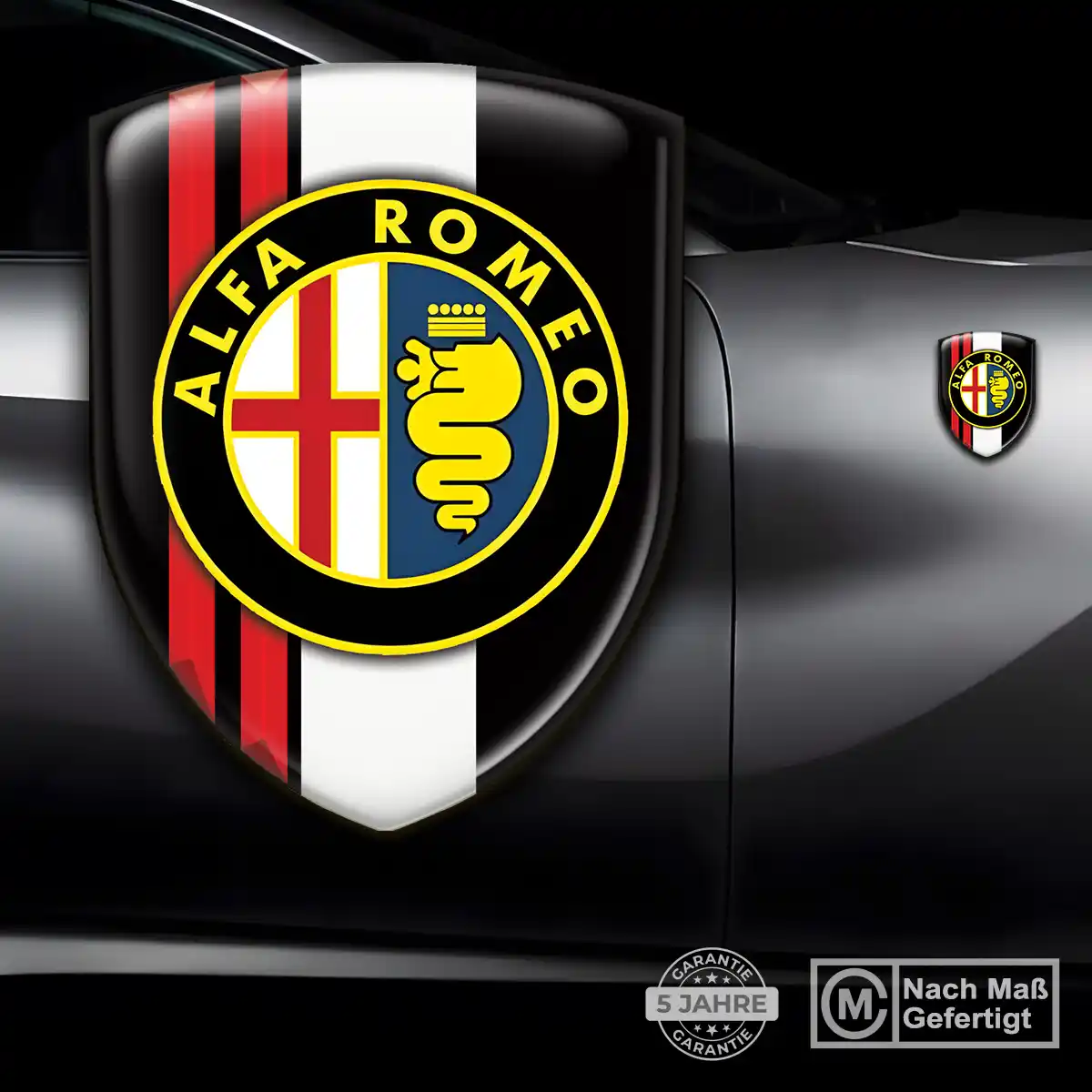 Alfa Romeo Emblem Aufkleber Premium-Edition