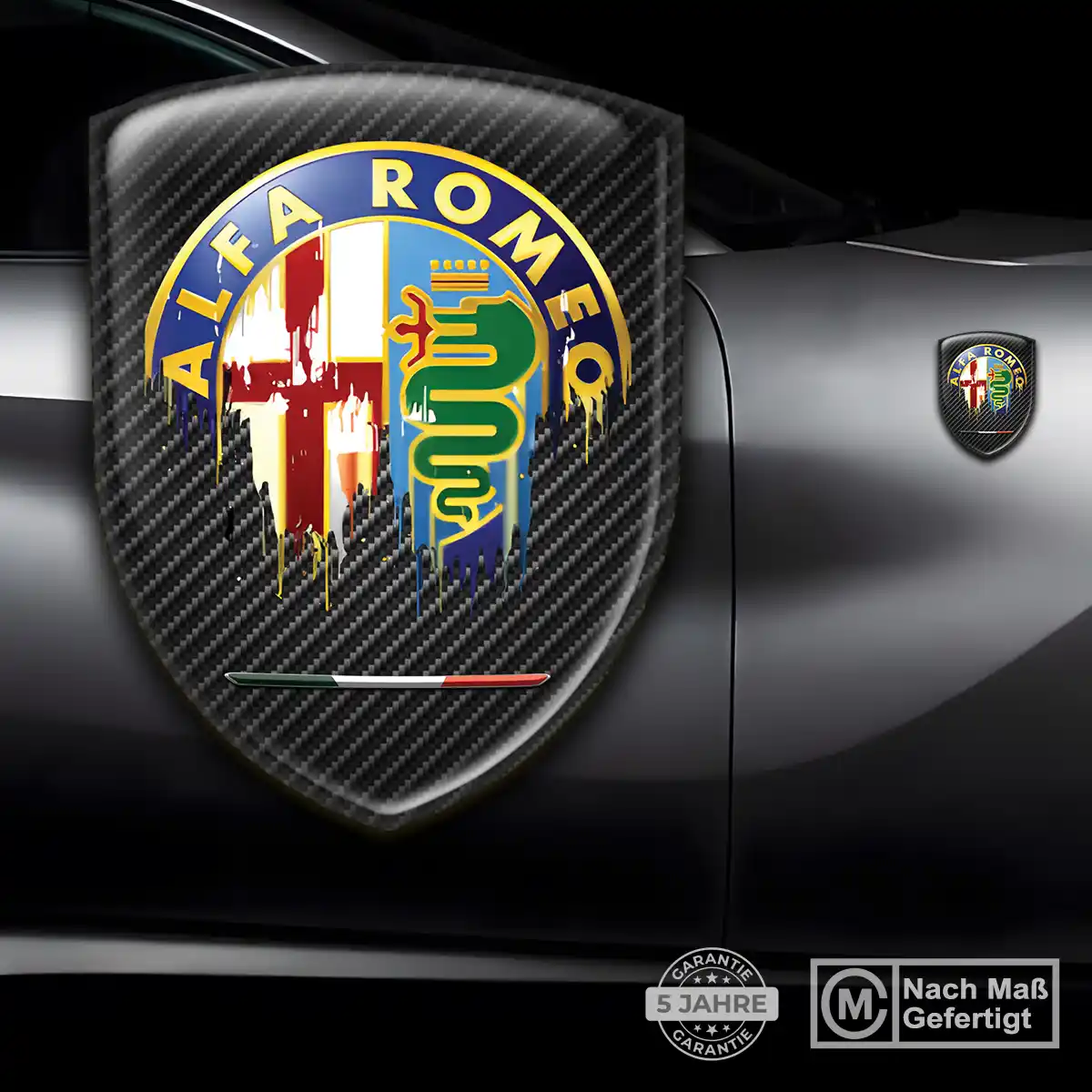 Alfa Romeo Emblem Aufkleber Stilvolles Design
