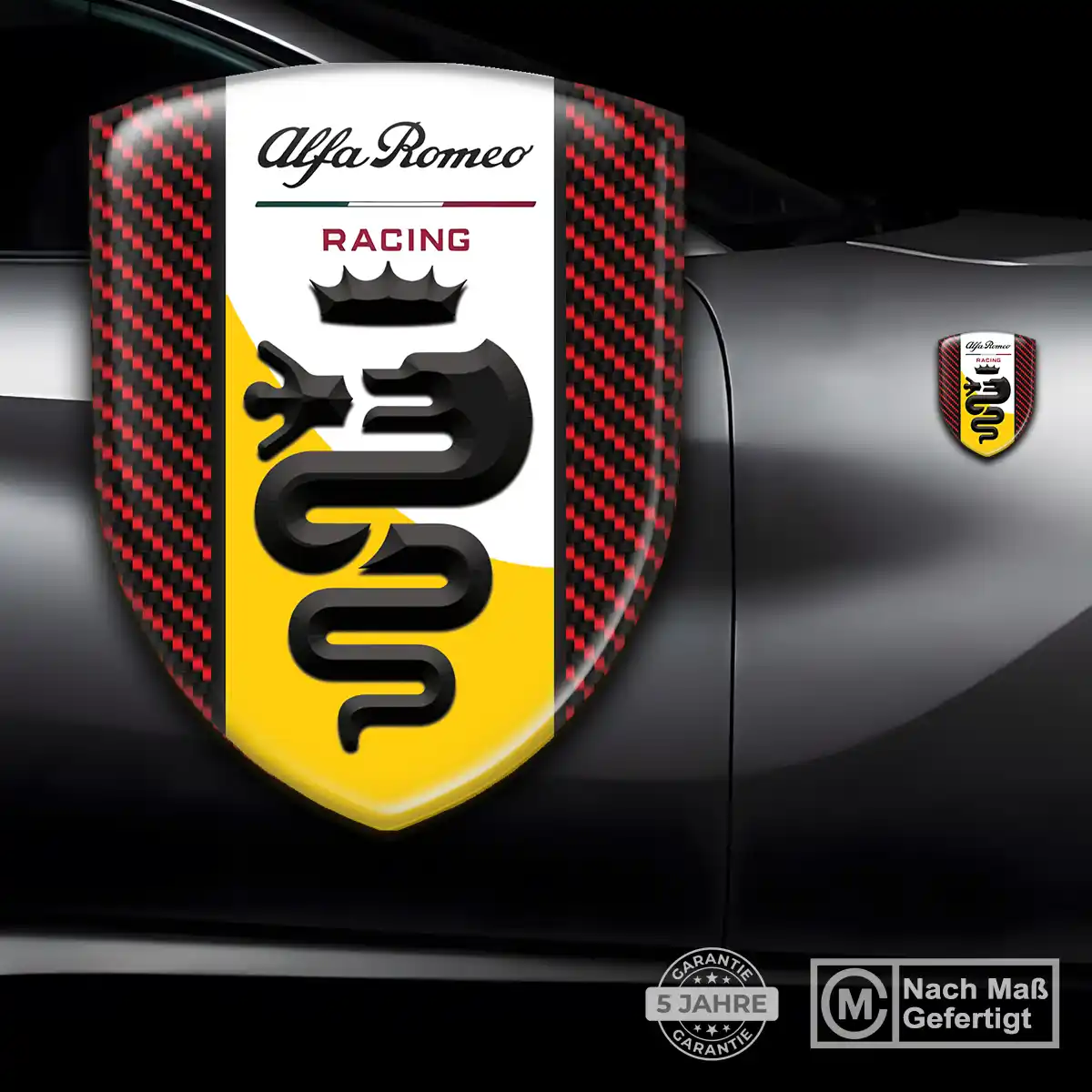 Alfa Romeo Emblem Aufkleber Wappen Limitierte Auflage