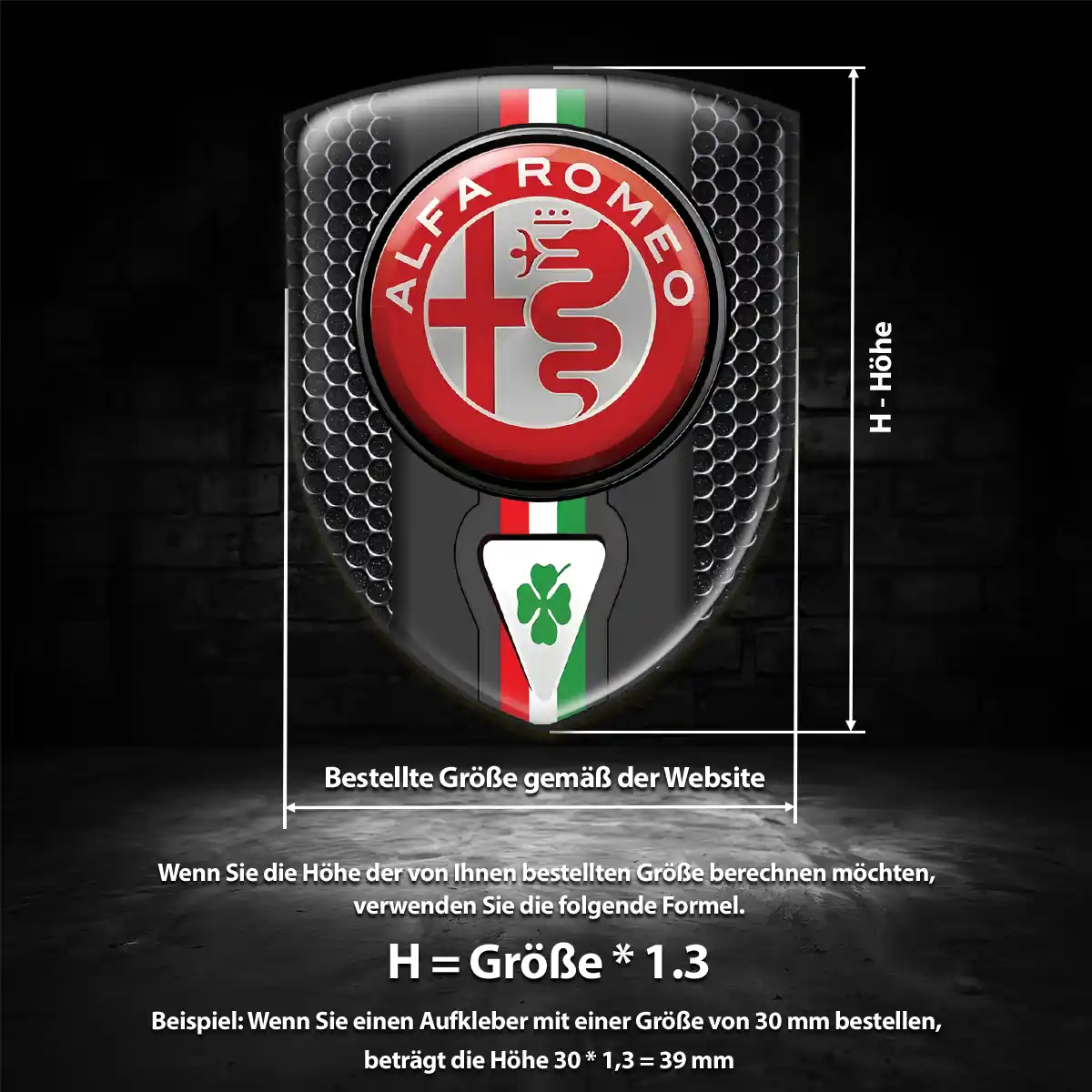 Alfa Romeo Emblem Auto Premium-Edition