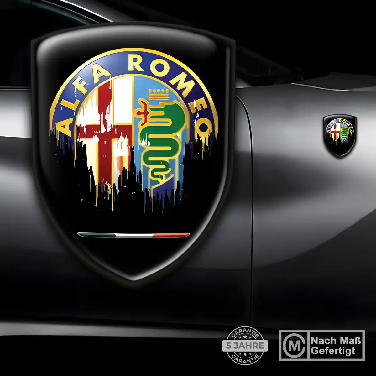 Alfa Romeo Emblem Auto Stilvolles Design