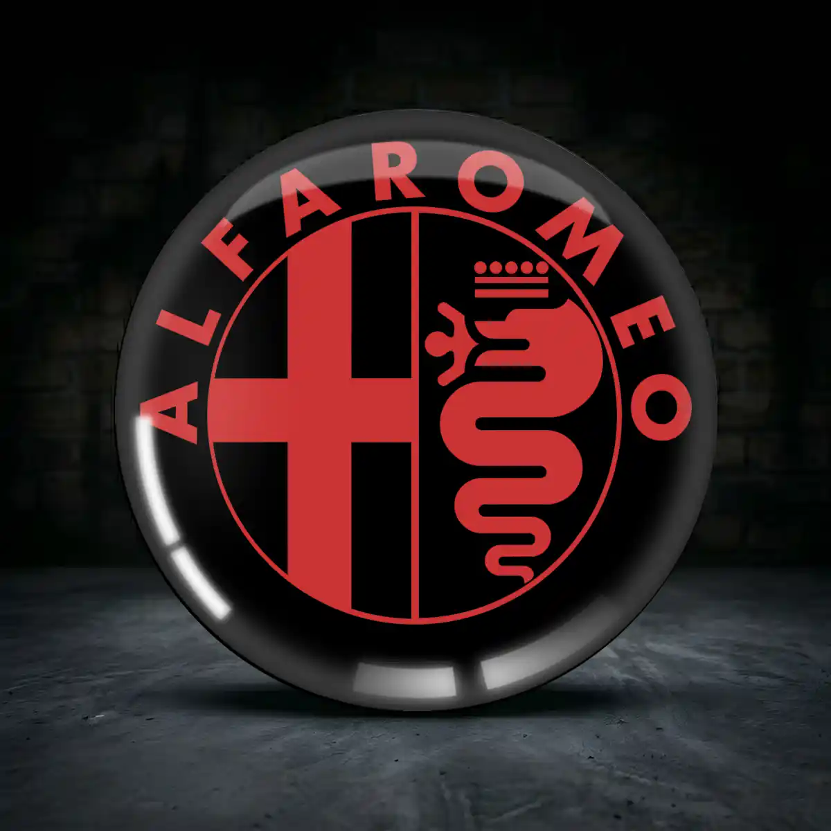 Alfa Romeo Emblem Silikon Aufkleber Radkappen Interieurdesign