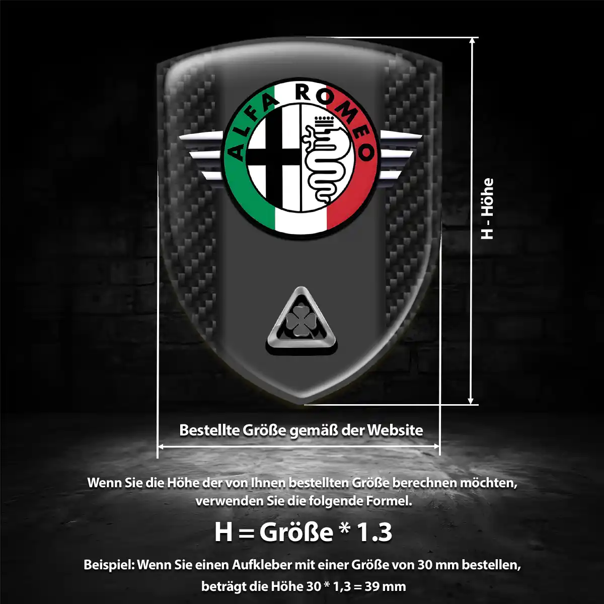 Alfa Romeo Emblem Stilvolles Design