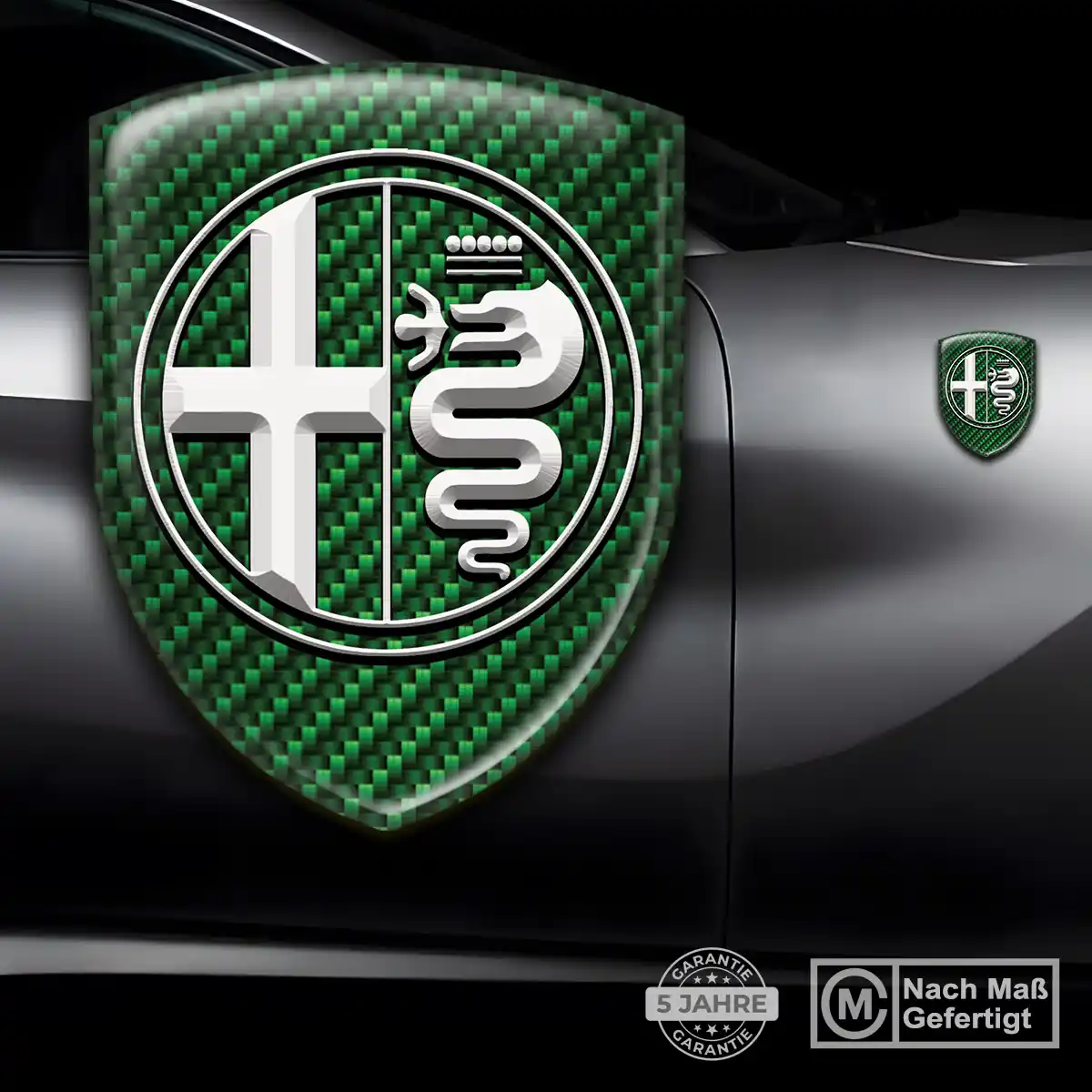 Alfa Romeo Emblem Wappen Aufkleber Hohe Qualität