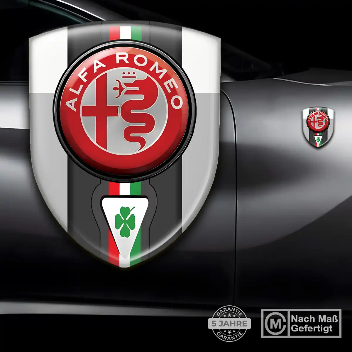 Alfa Romeo Emblem Wappen Aufkleber Interieurdesign