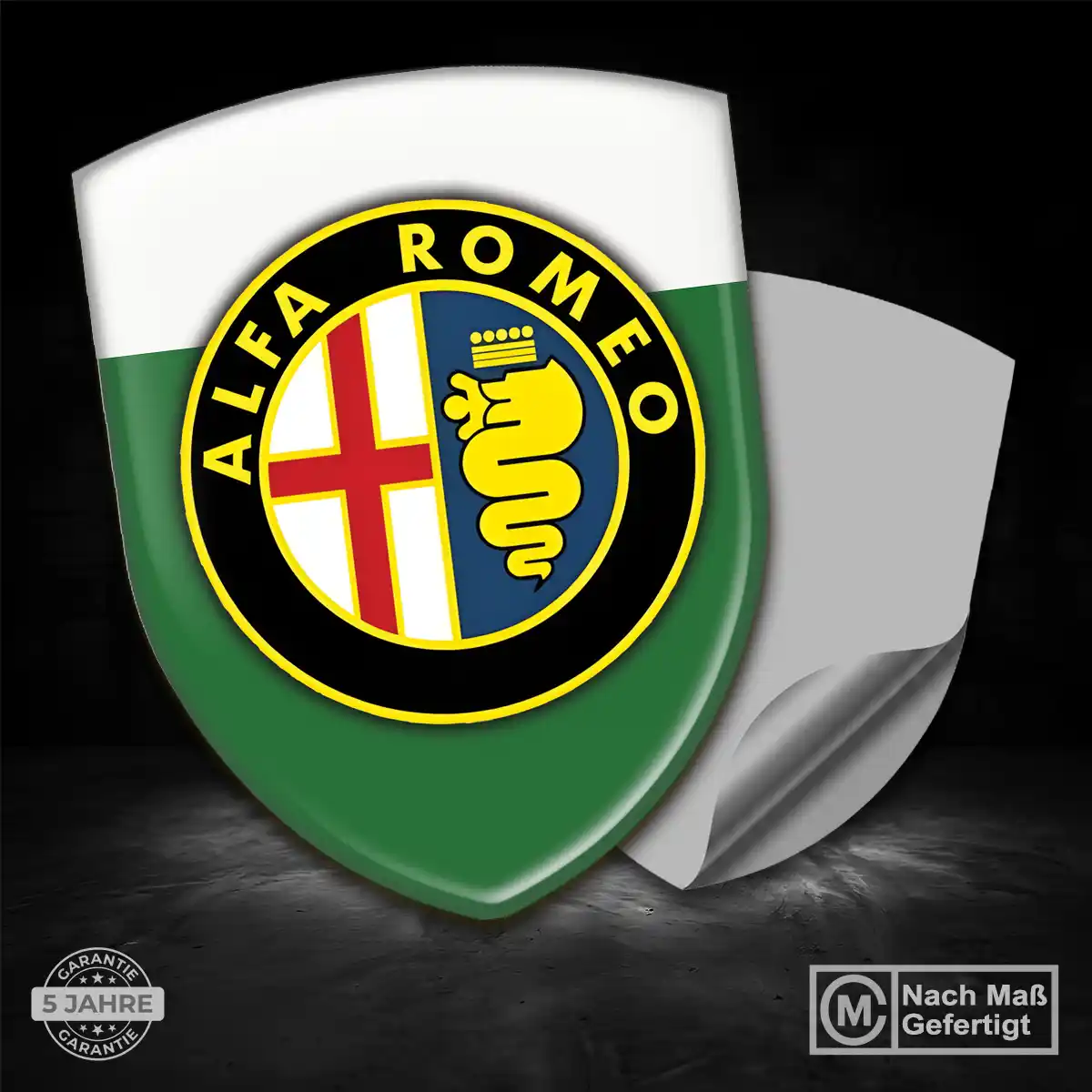 Alfa Romeo Emblem Wappen Aufkleber Limitierte Auflage