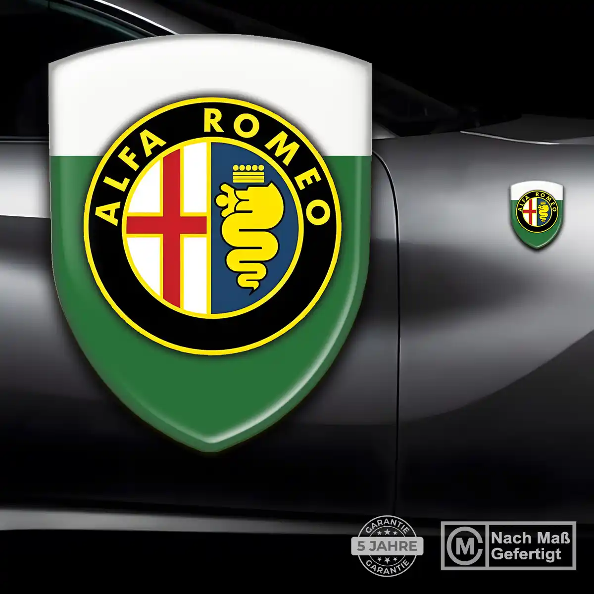 Alfa Romeo Emblem Wappen Aufkleber Limitierte Auflage