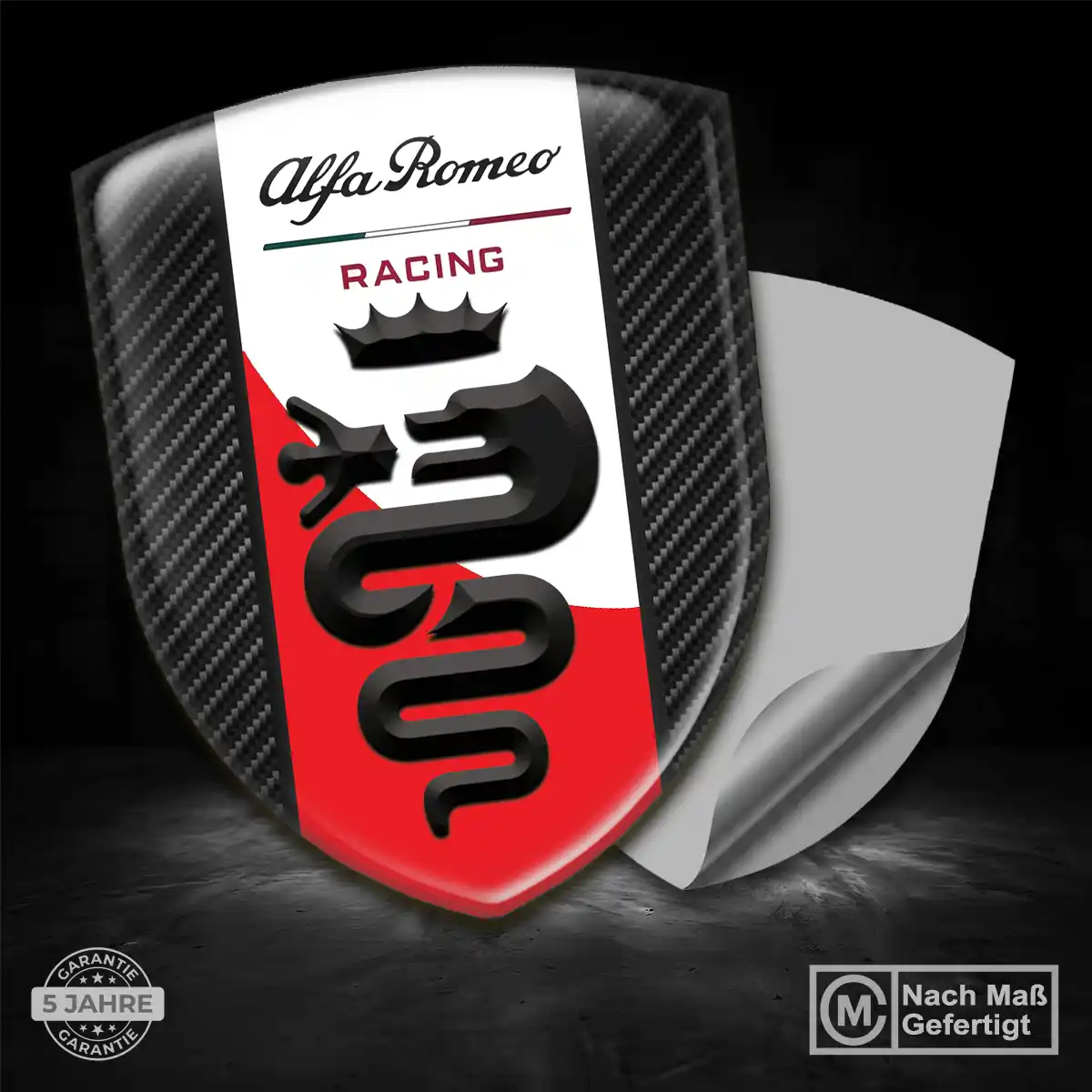 Alfa Romeo Emblem Wappen Aufkleber Premiumqualität