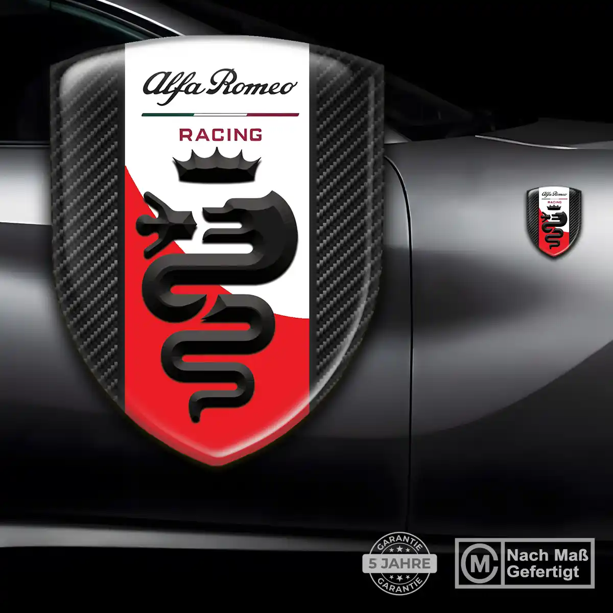 Alfa Romeo Emblem Wappen Aufkleber Premiumqualität