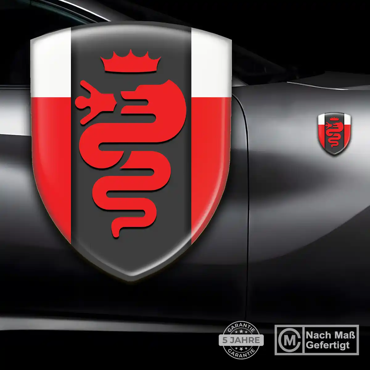Alfa Romeo Emblem Wappen Auto Hohe Qualität