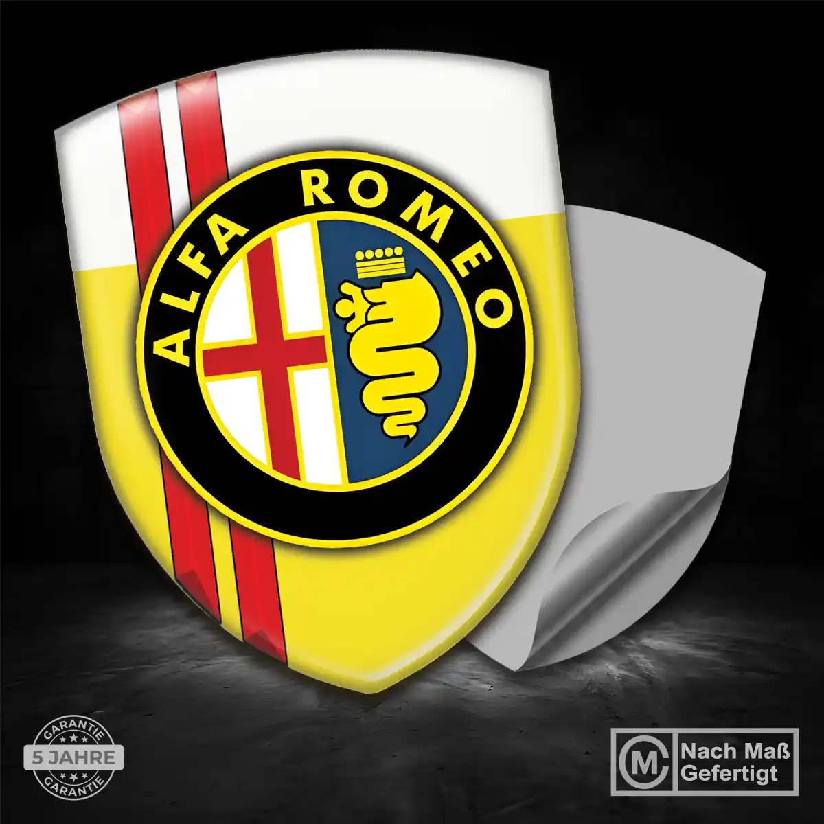 Alfa Romeo Emblem Wappen Auto Limitierte Auflage