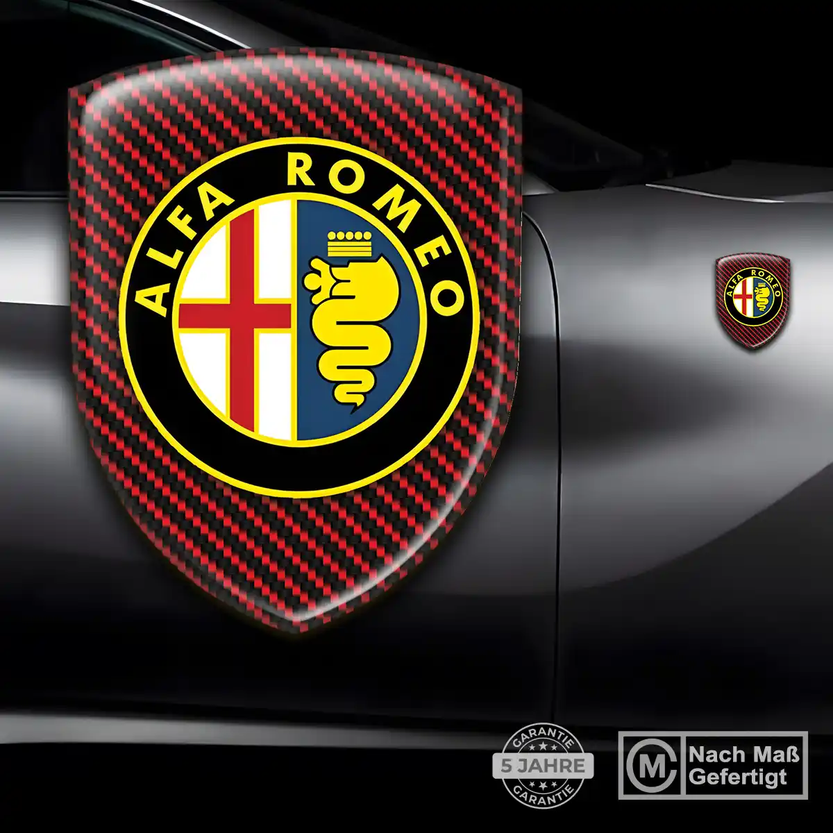 Alfa Romeo Emblem Wappen Auto Luxus-Edition