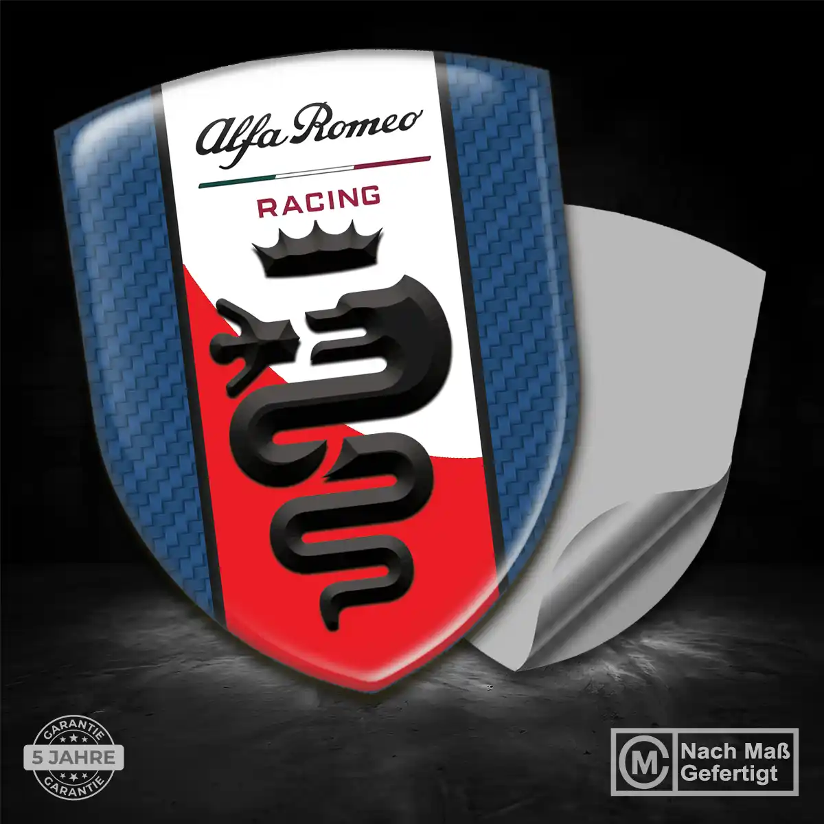 Alfa Romeo Emblem Wappen Auto Premium-Edition