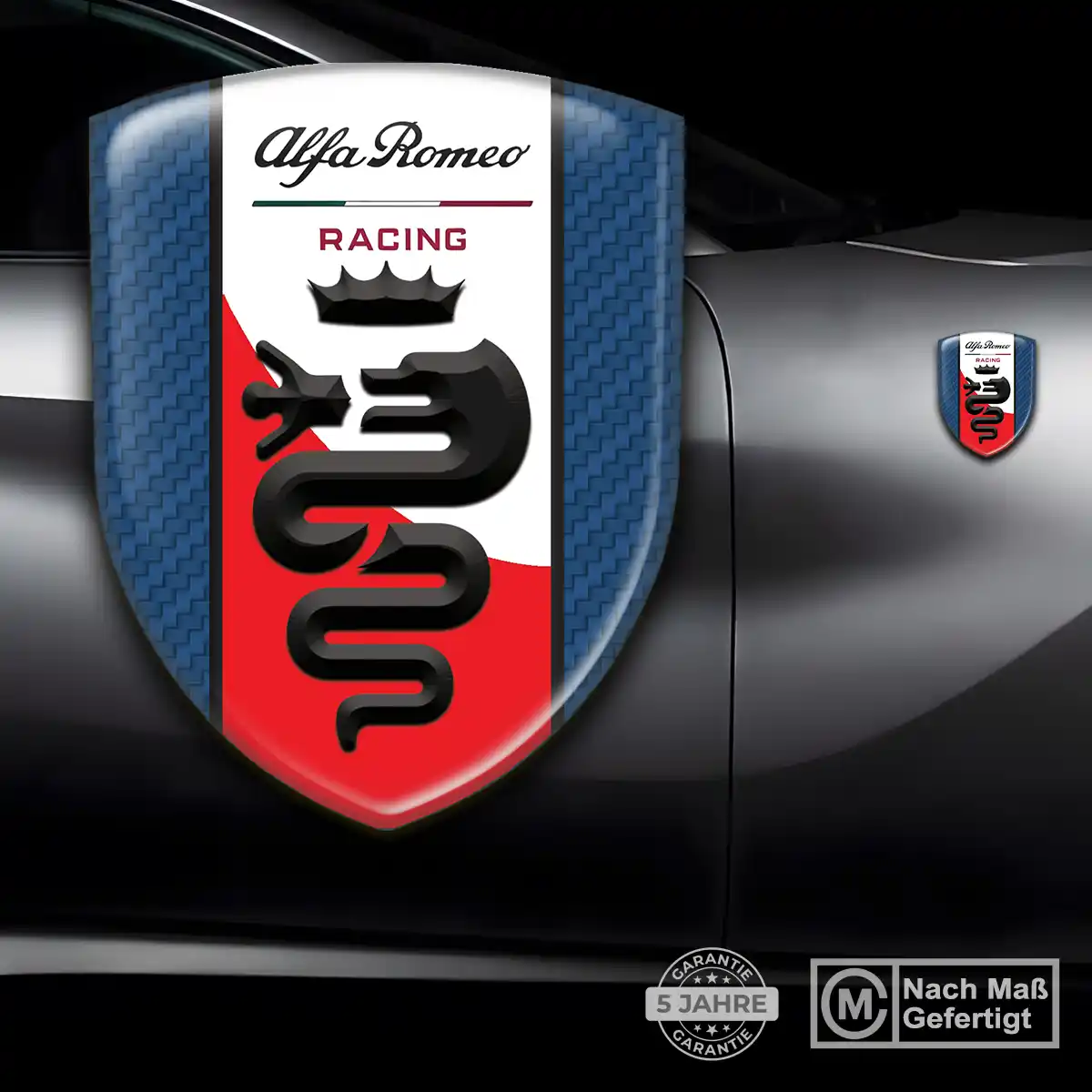 Alfa Romeo Emblem Wappen Auto Premium-Edition