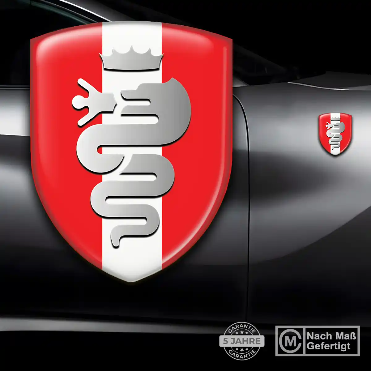 Alfa Romeo Emblem Wappen Auto Premiumqualität