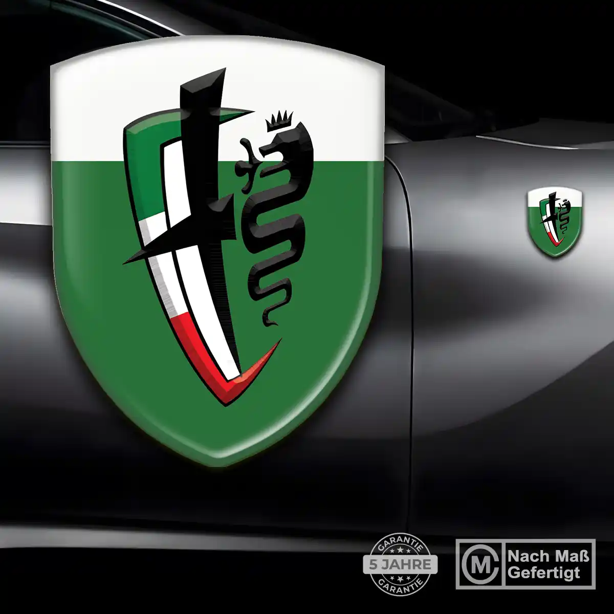 Alfa Romeo Emblem Wappen Interieurdesign