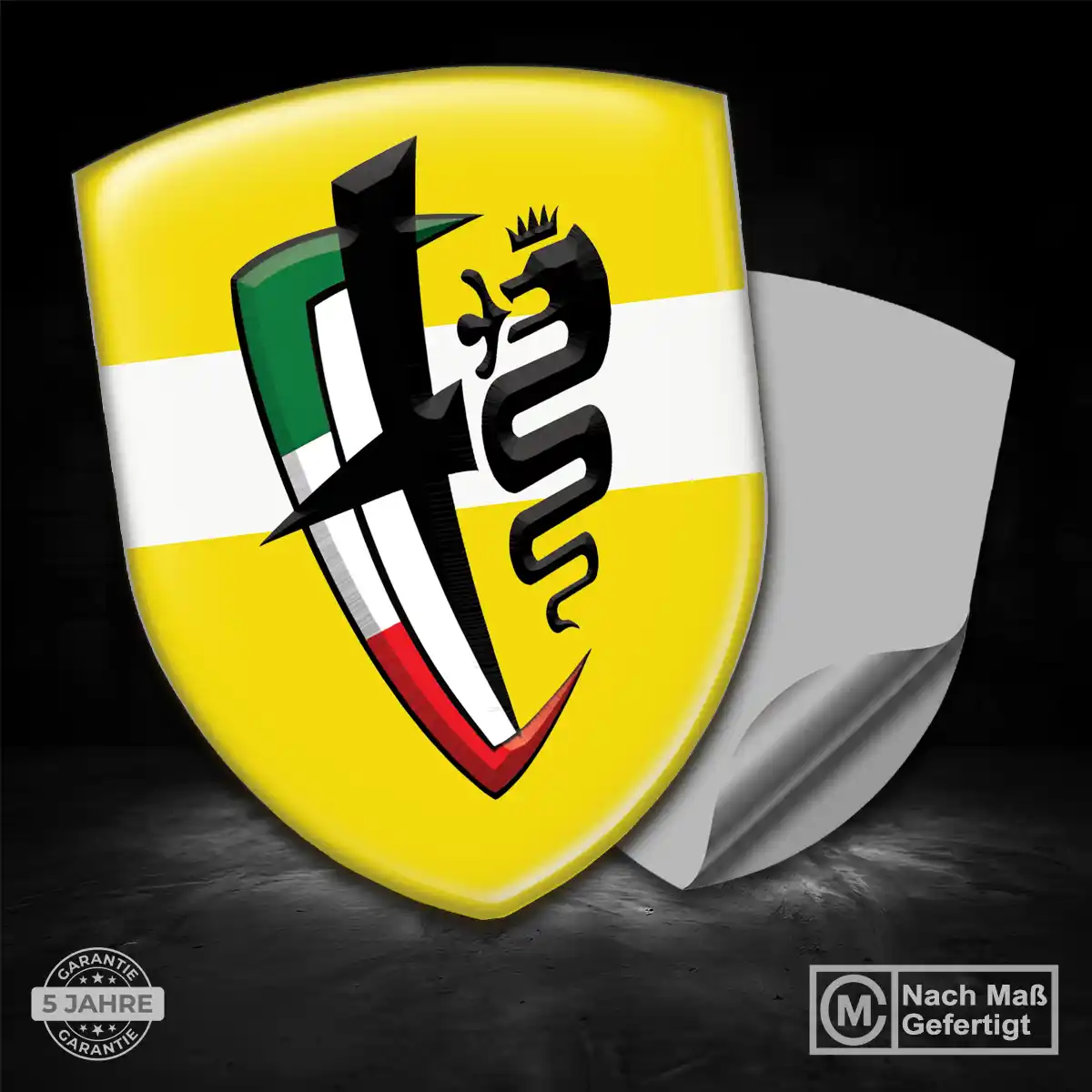 Alfa Romeo Emblem Wappen Stilvolles Design