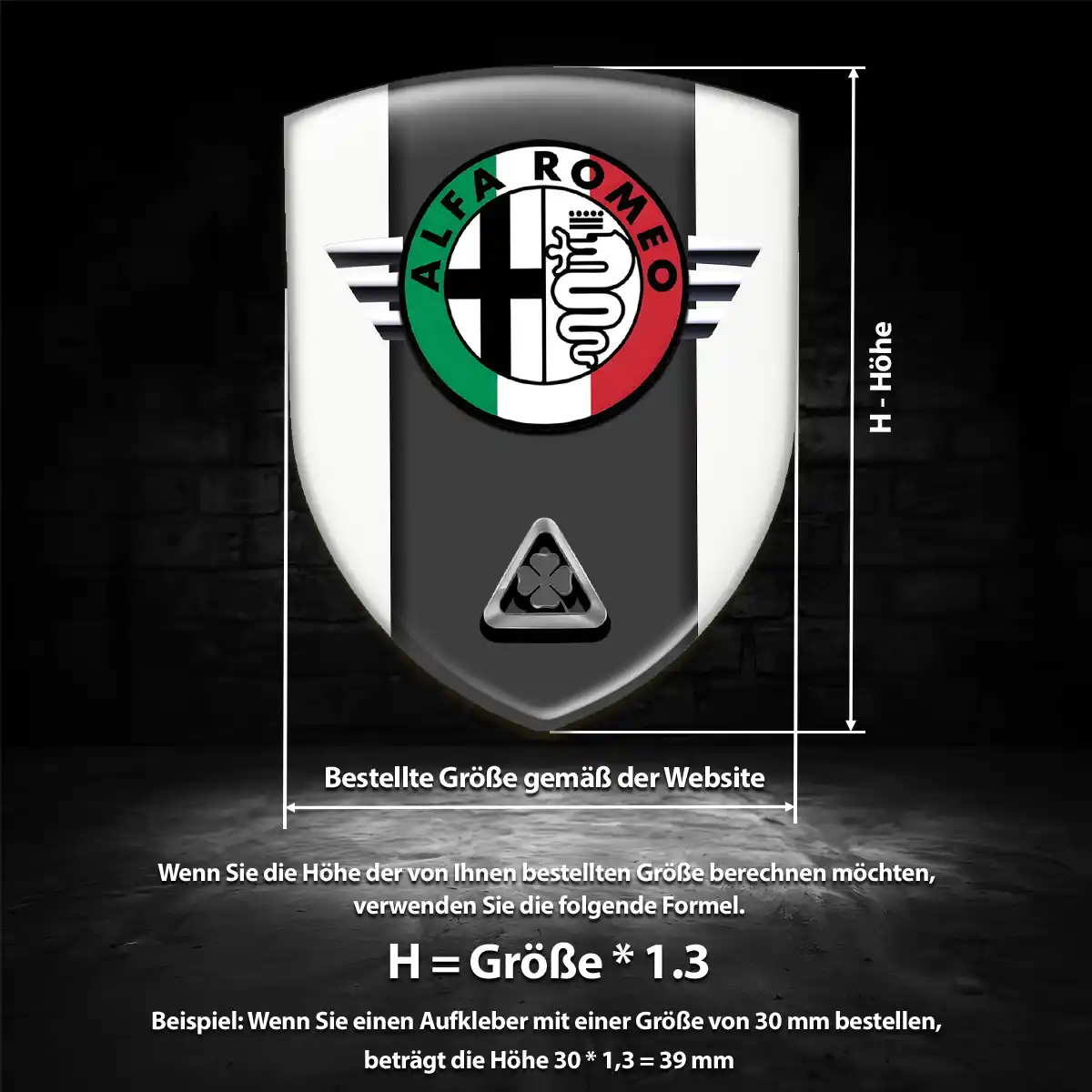 Alfa Romeo Embleme Auto Limitierte Auflage