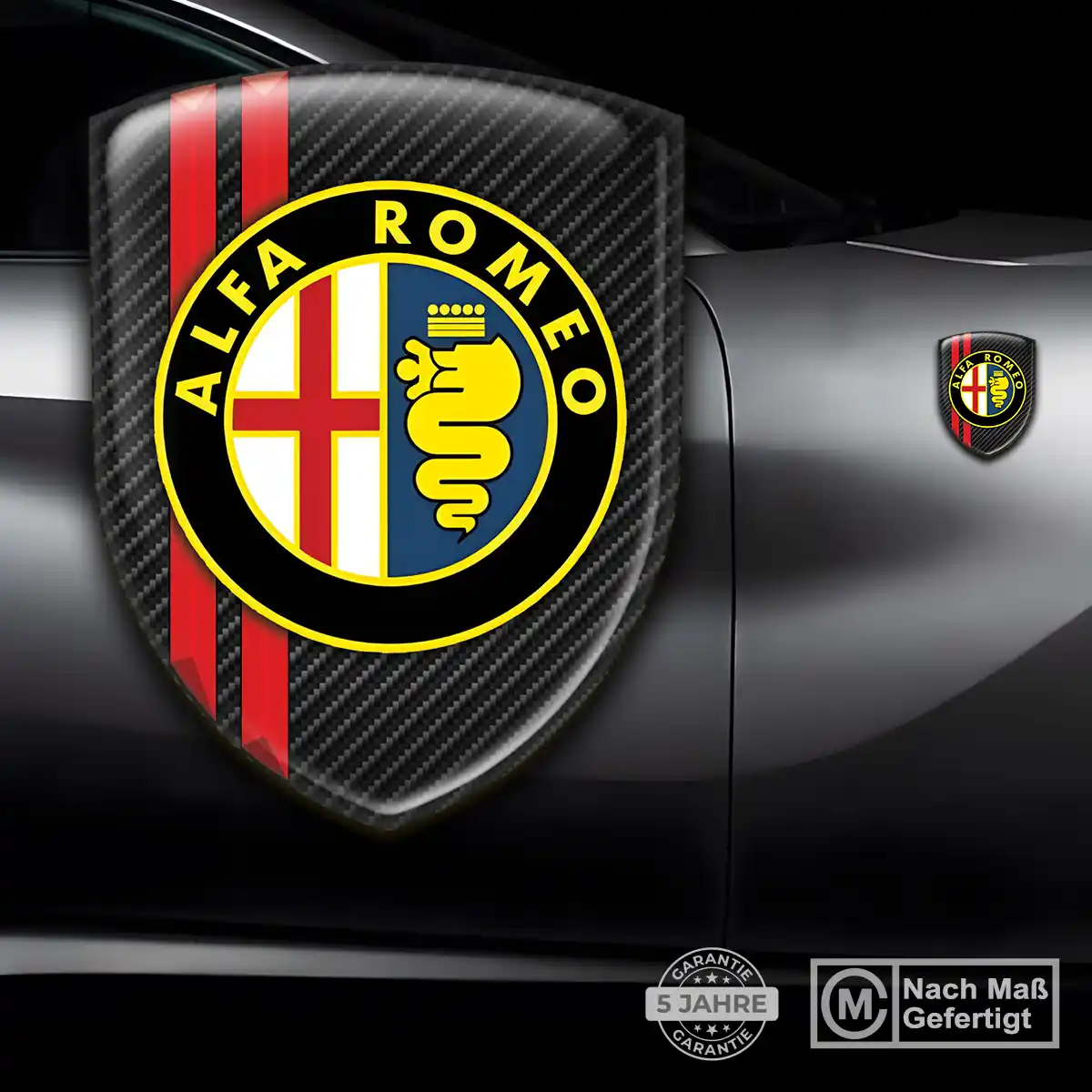 Alfa Romeo Embleme Auto Stilvolles Design