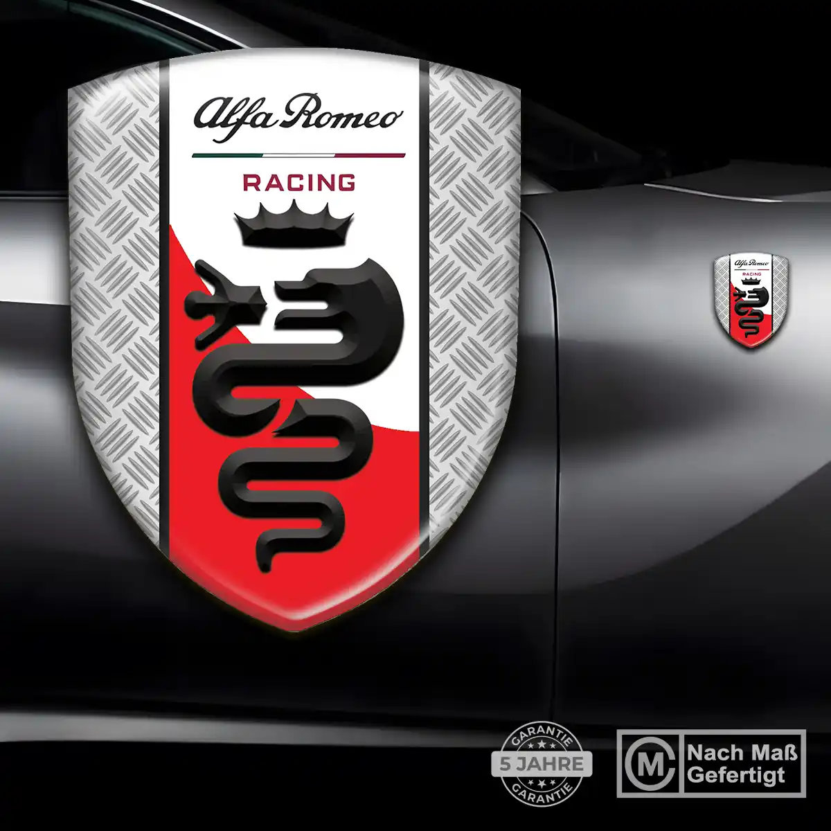 Alfa Romeo Embleme Silikon Aufkleber Auto Hohe Qualität