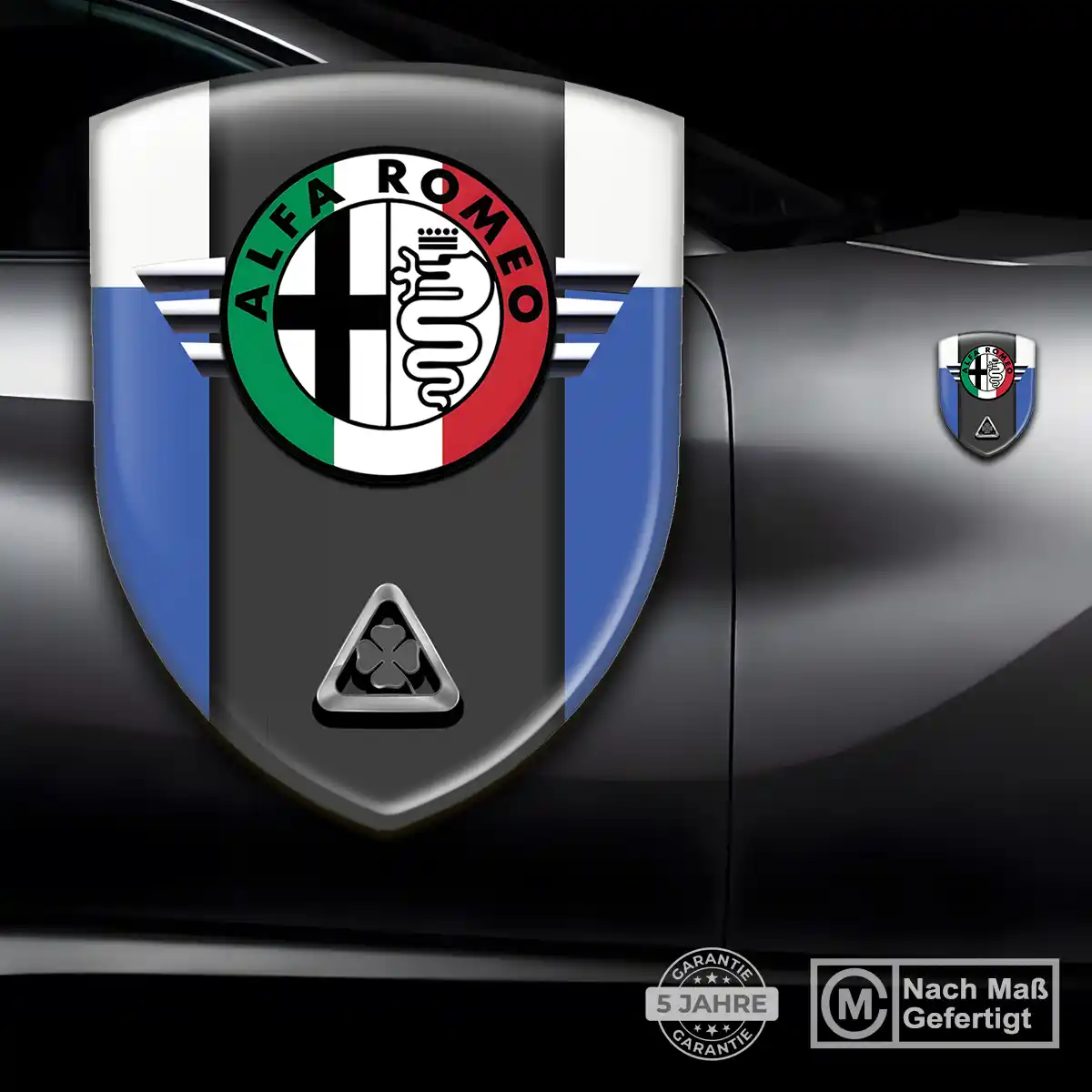 Alfa Romeo Embleme Silikon Aufkleber Auto Luxus-Edition