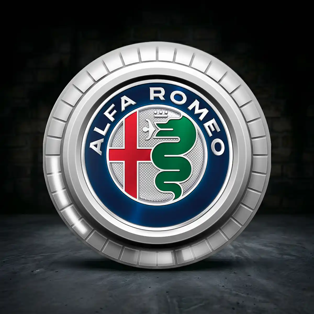 Alfa Romeo Embleme Silikon Aufkleber Hochwertiges Harz