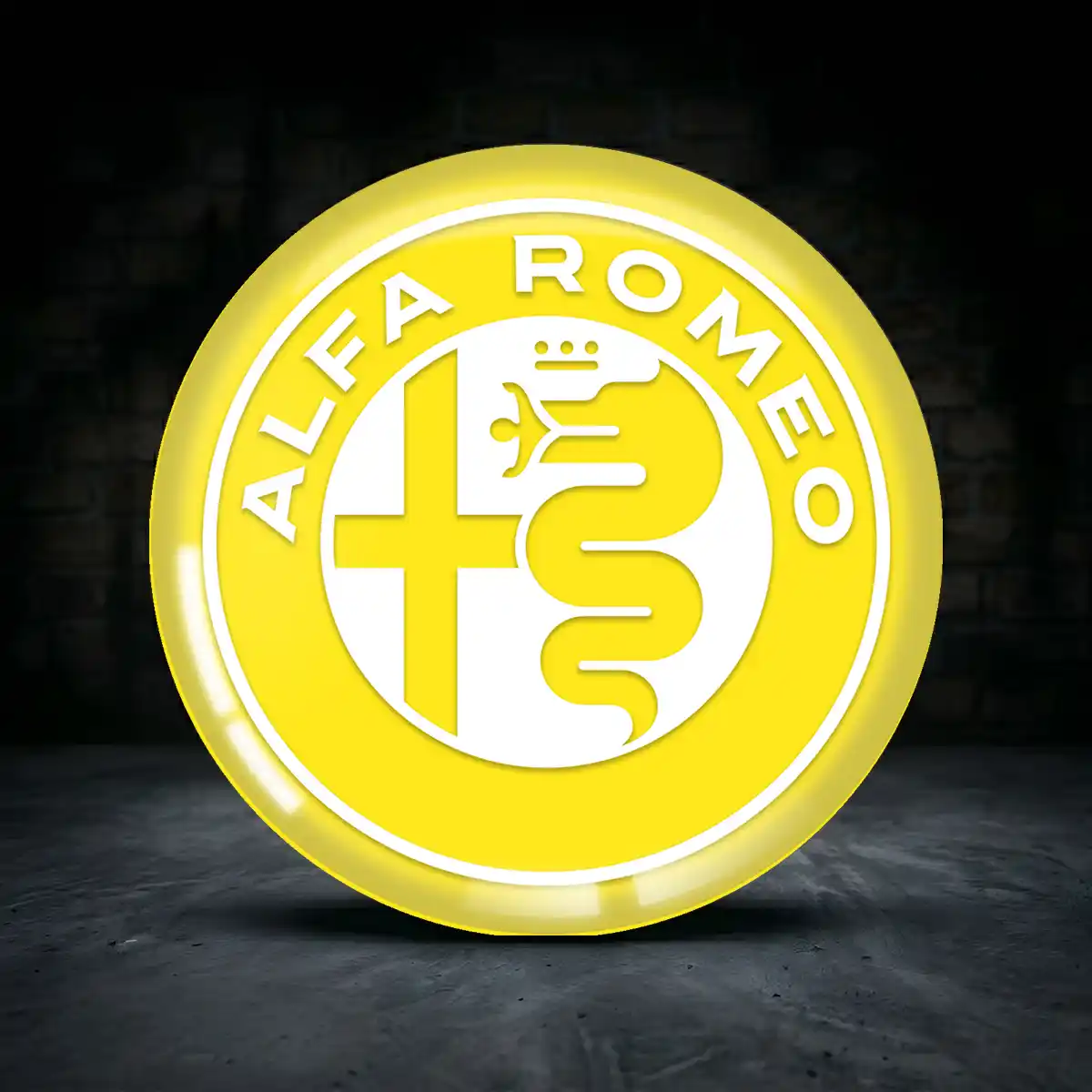 Alfa Romeo Embleme Silikon Aufkleber Interieurdesign