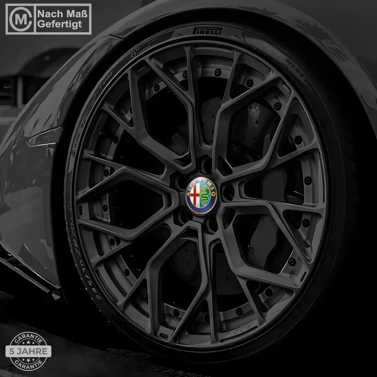 Alfa Romeo Embleme Silikon Aufkleber Stilvolles Design