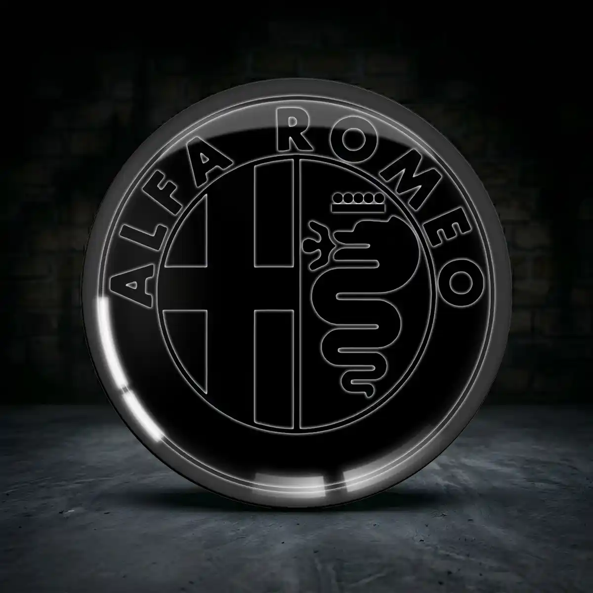 Alfa Romeo Epoxidharz Aufkleber Limitierte Auflage