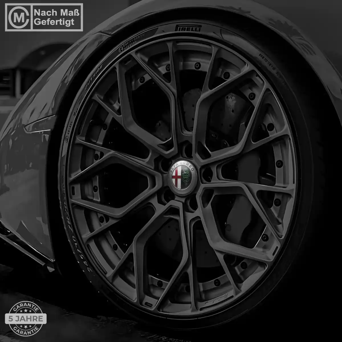 Alfa Romeo Epoxidharz Aufkleber Stilvolles Design