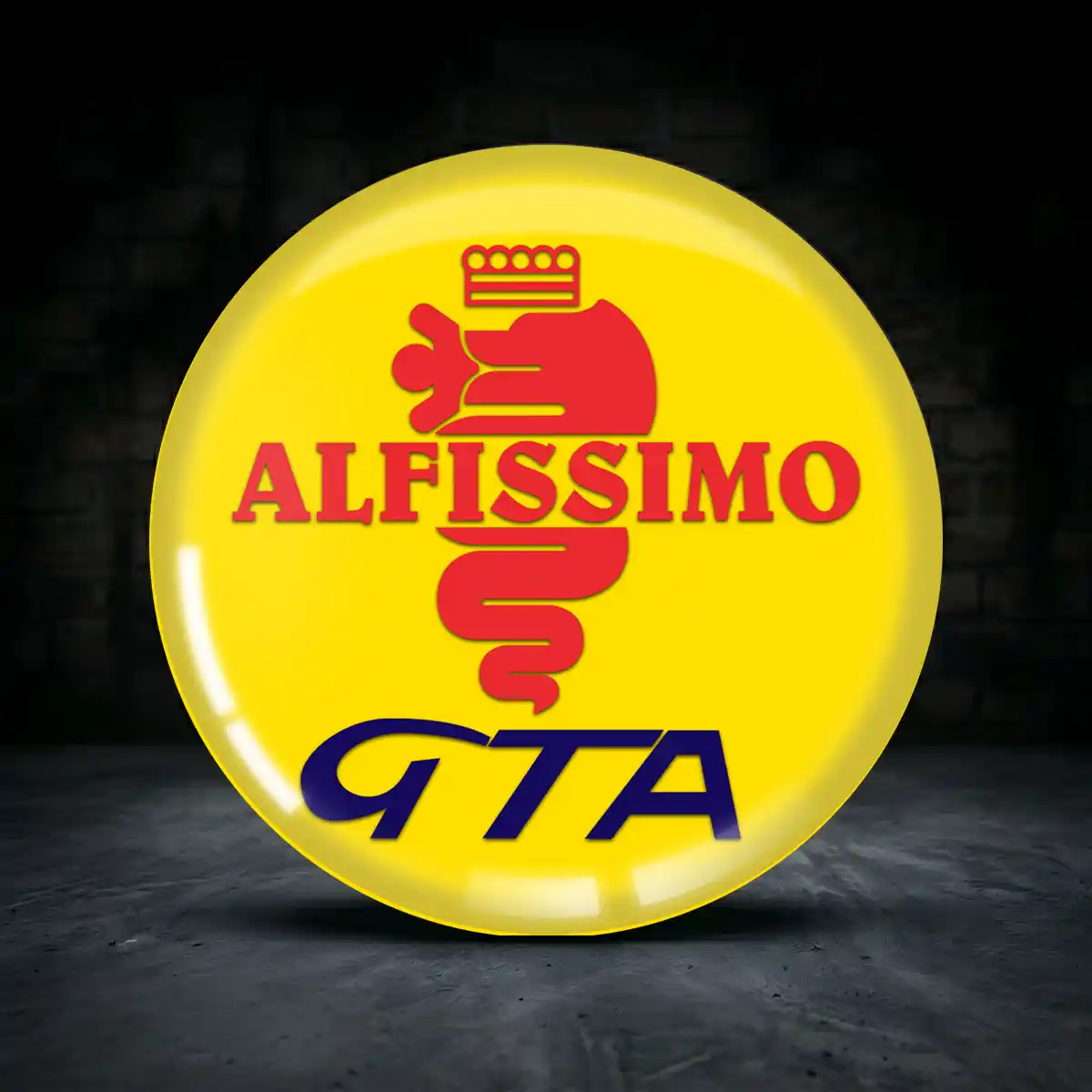 Alfa Romeo Epoxidharz Embleme Hochwertiges Harz