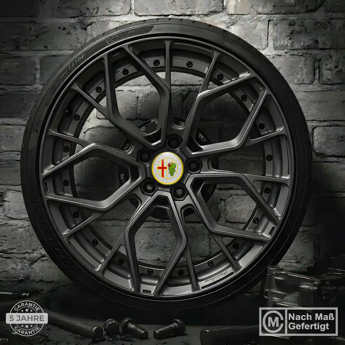 Alfa Romeo Epoxidharz Embleme Hohe Qualität