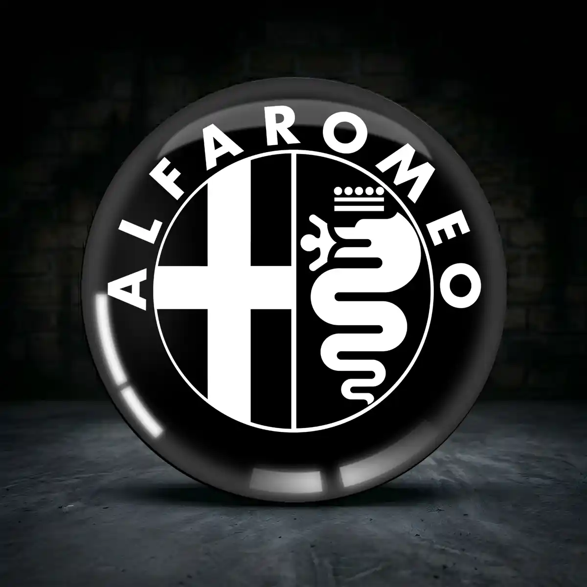 Alfa Romeo Epoxidharz Embleme Limitierte Auflage