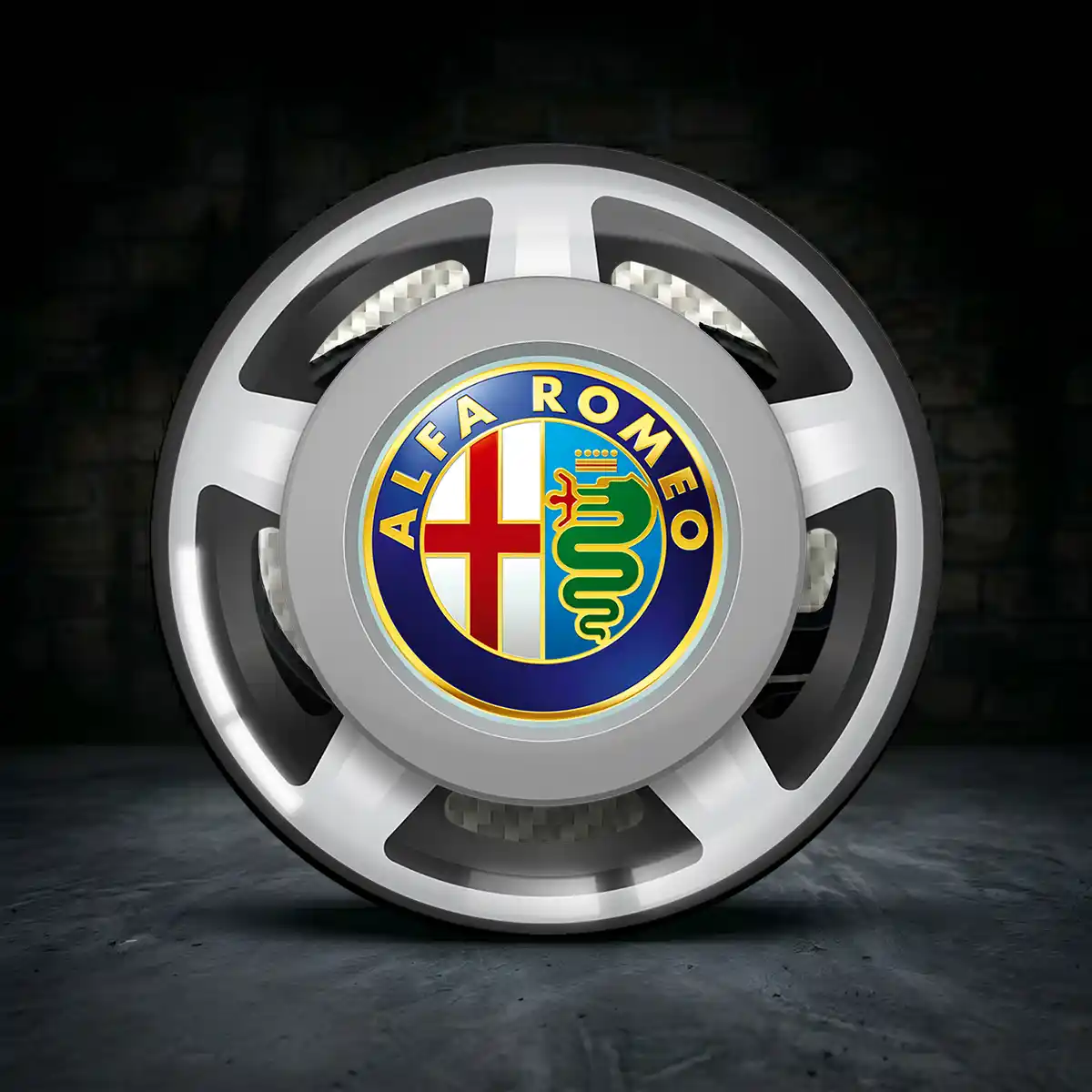 Alfa Romeo Felgen Embleme Aufkleber Interieurdesign