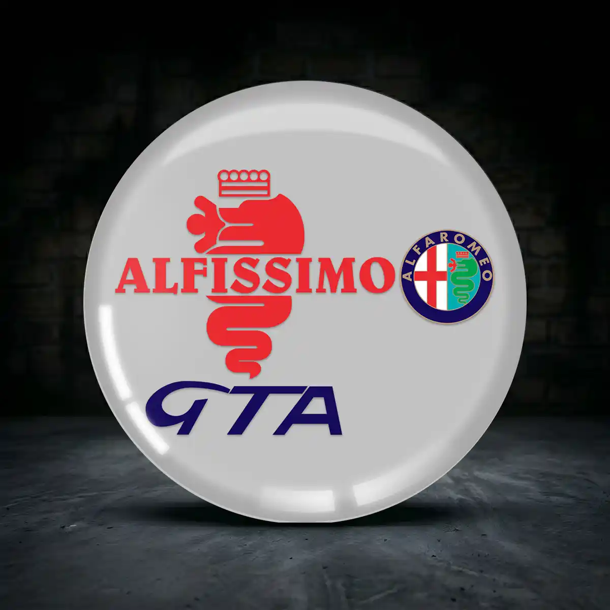 Alfa Romeo Felgen Embleme Aufkleber Limitierte Auflage