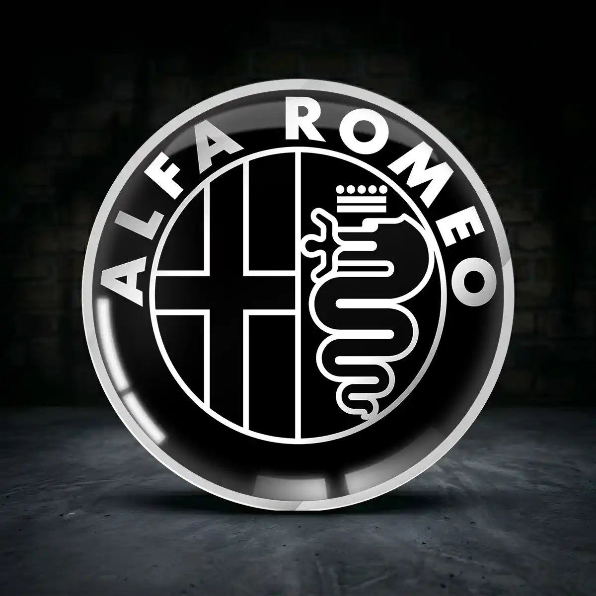 Alfa Romeo Felgenemblem Aufkleber Limitierte Auflage
