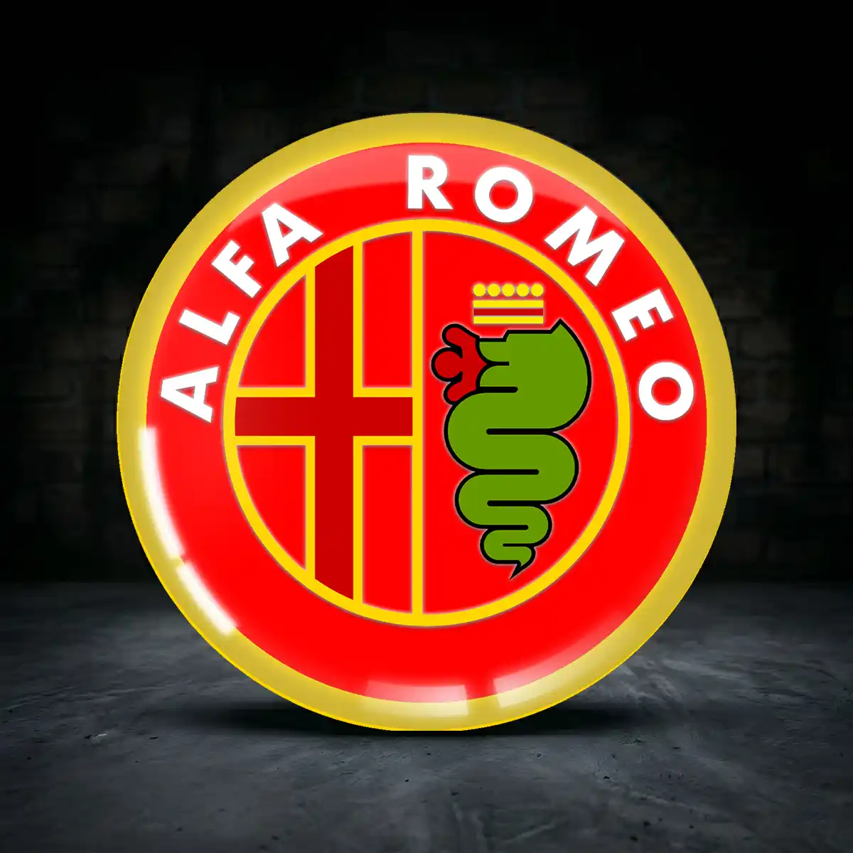 Alfa Romeo Felgenemblem Aufkleber Luxus-Edition