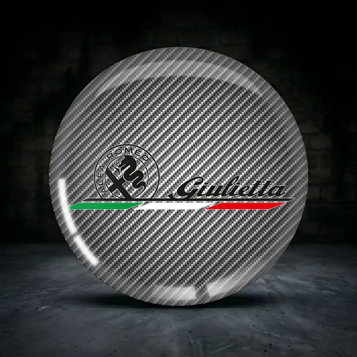 Alfa Romeo Nabenkappen Aufkleber Exterieurdesign