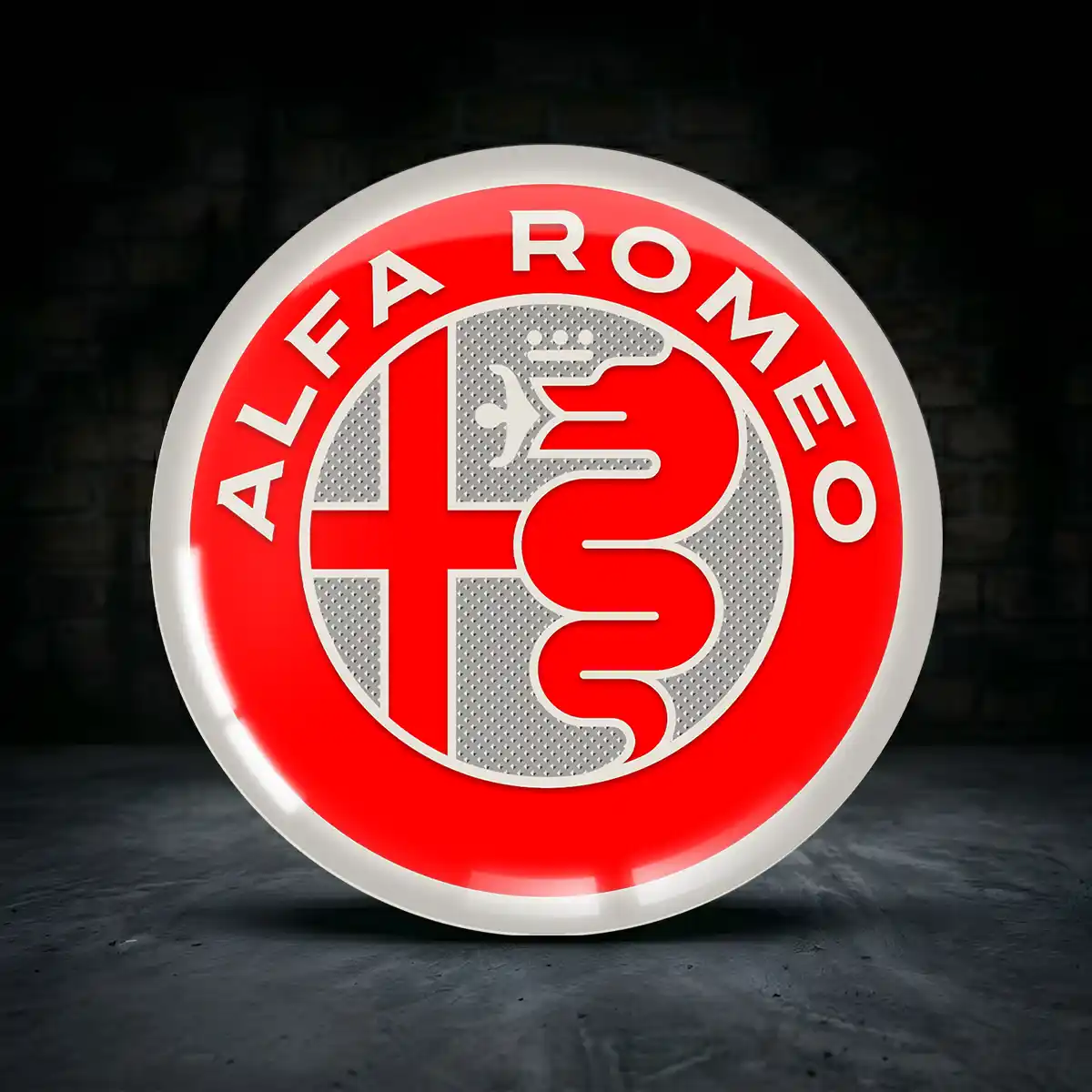 Alfa Romeo Nabenkappen Aufkleber Premiumqualität