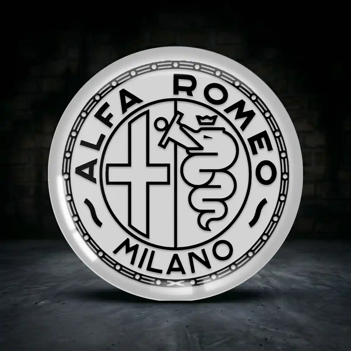Alfa Romeo Rad Mitte Aufkleber Radkappen Luxus-Edition