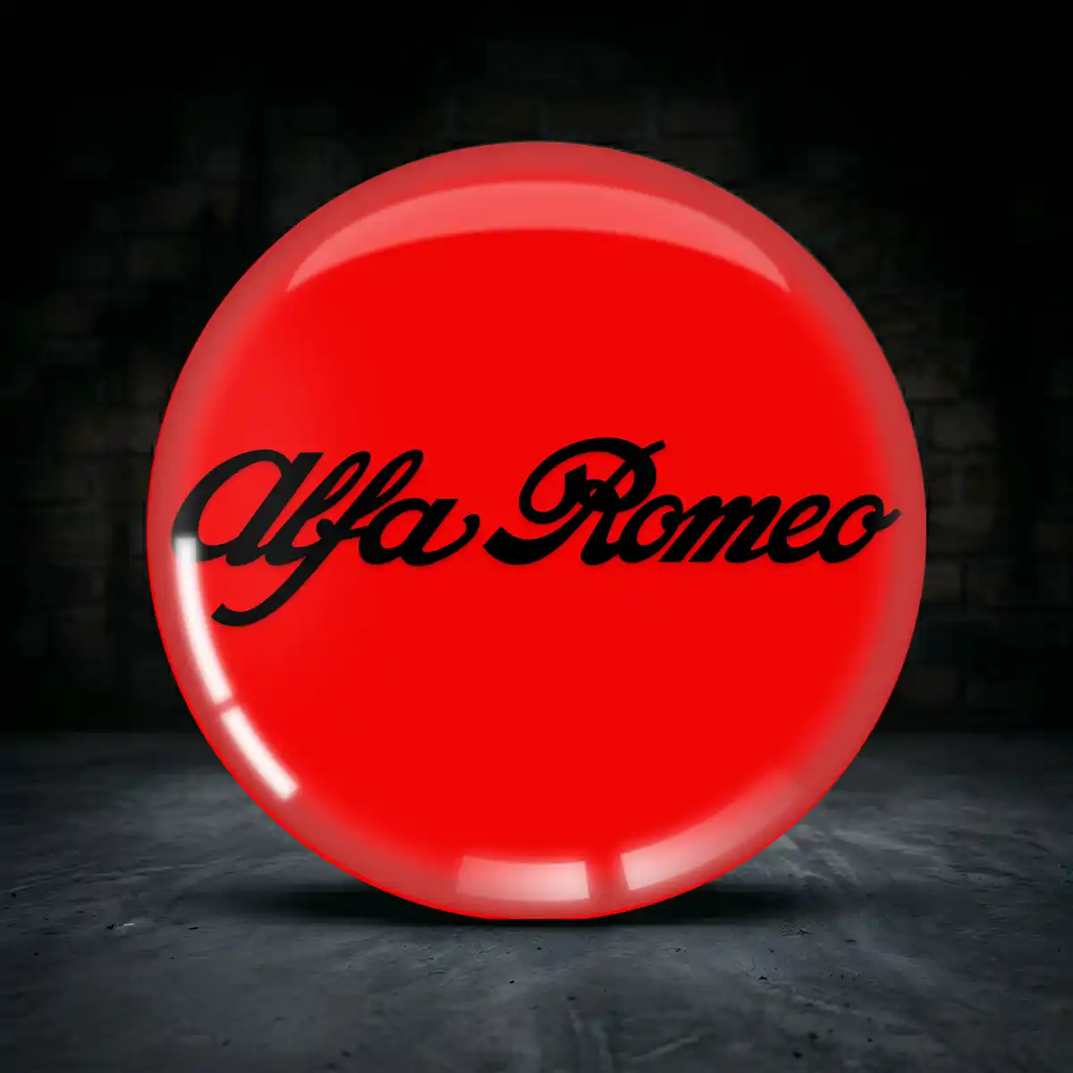 Alfa Romeo Rad Mitte Aufkleber Radkappen Premium-Edition