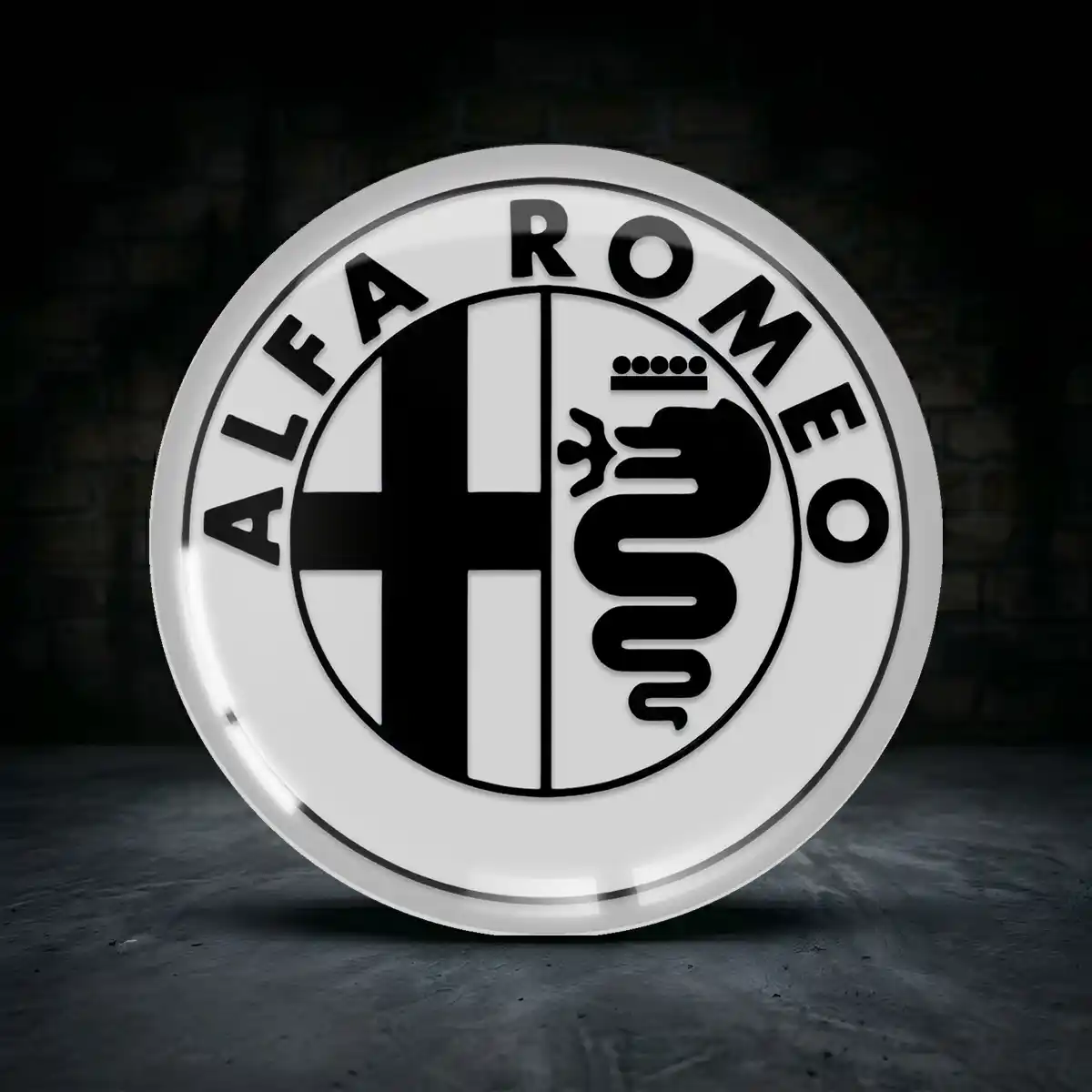 Alfa Romeo Rad Mitte Aufkleber Radkappen Premiumqualität