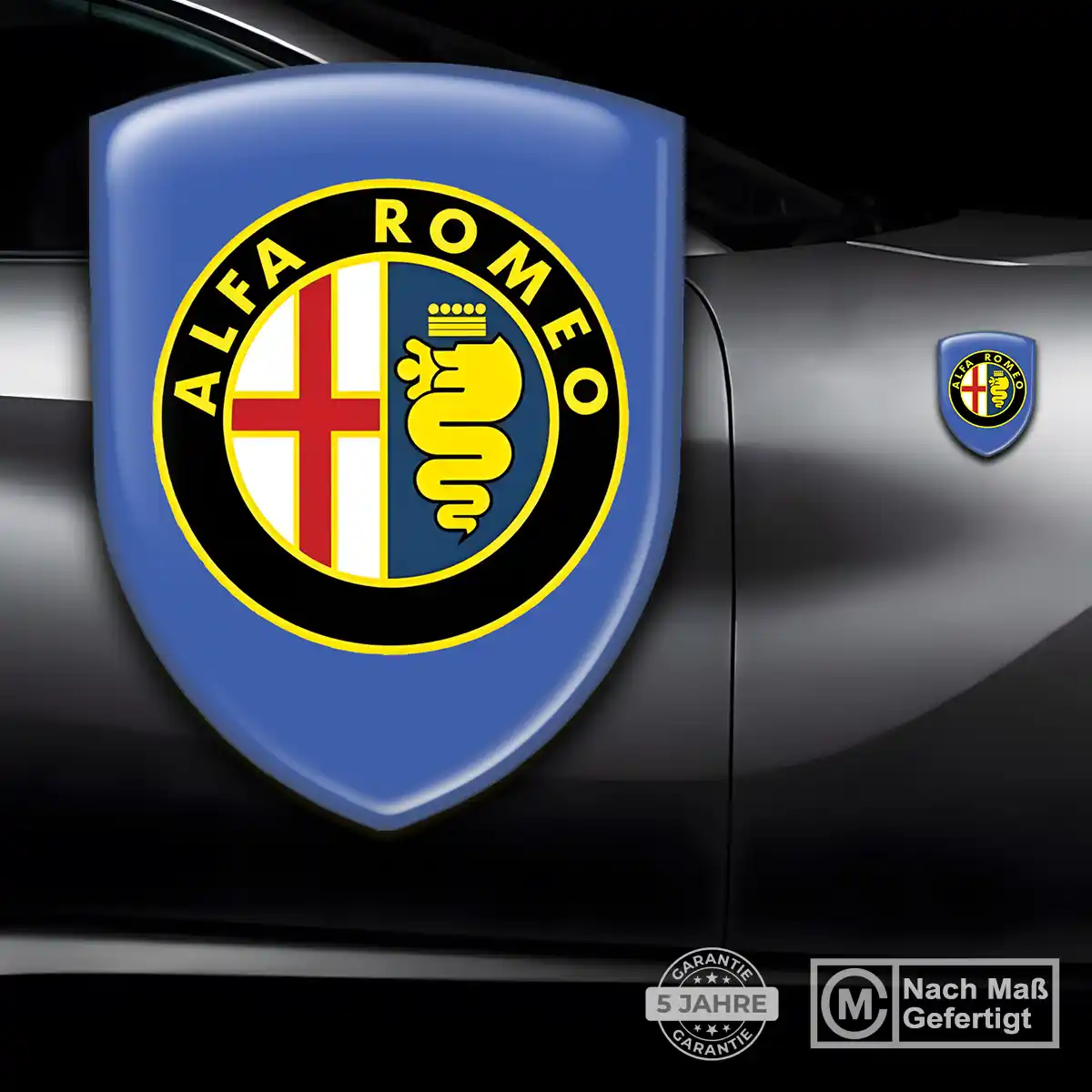 Alfa Romeo Silikon Aufkleber Auto Luxus-Edition