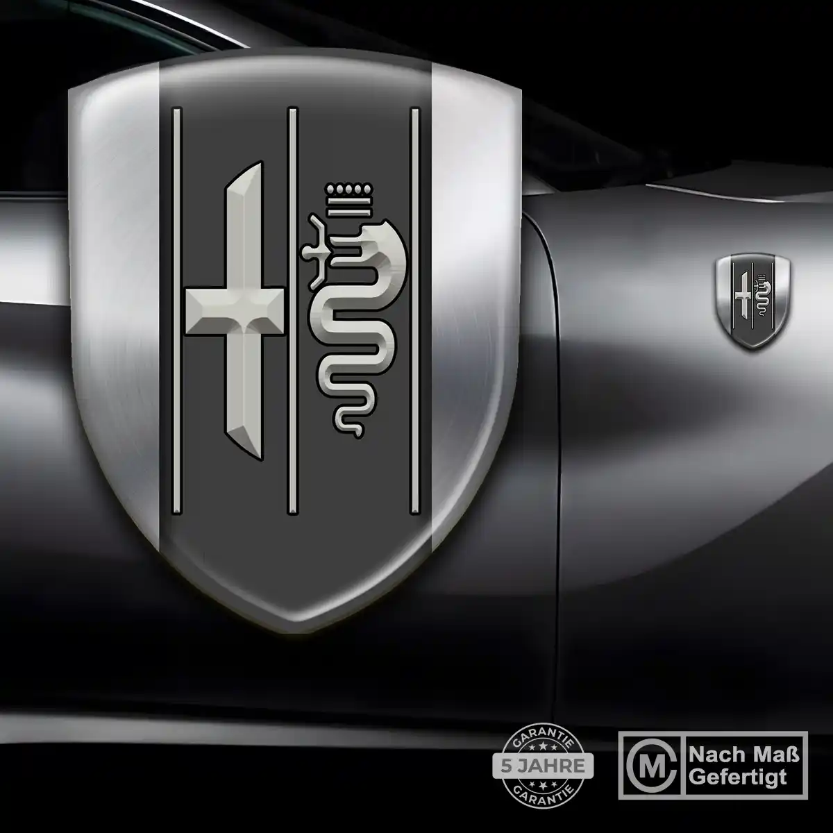 Alfa Romeo Silikon Aufkleber Embleme Auto Hohe Qualität